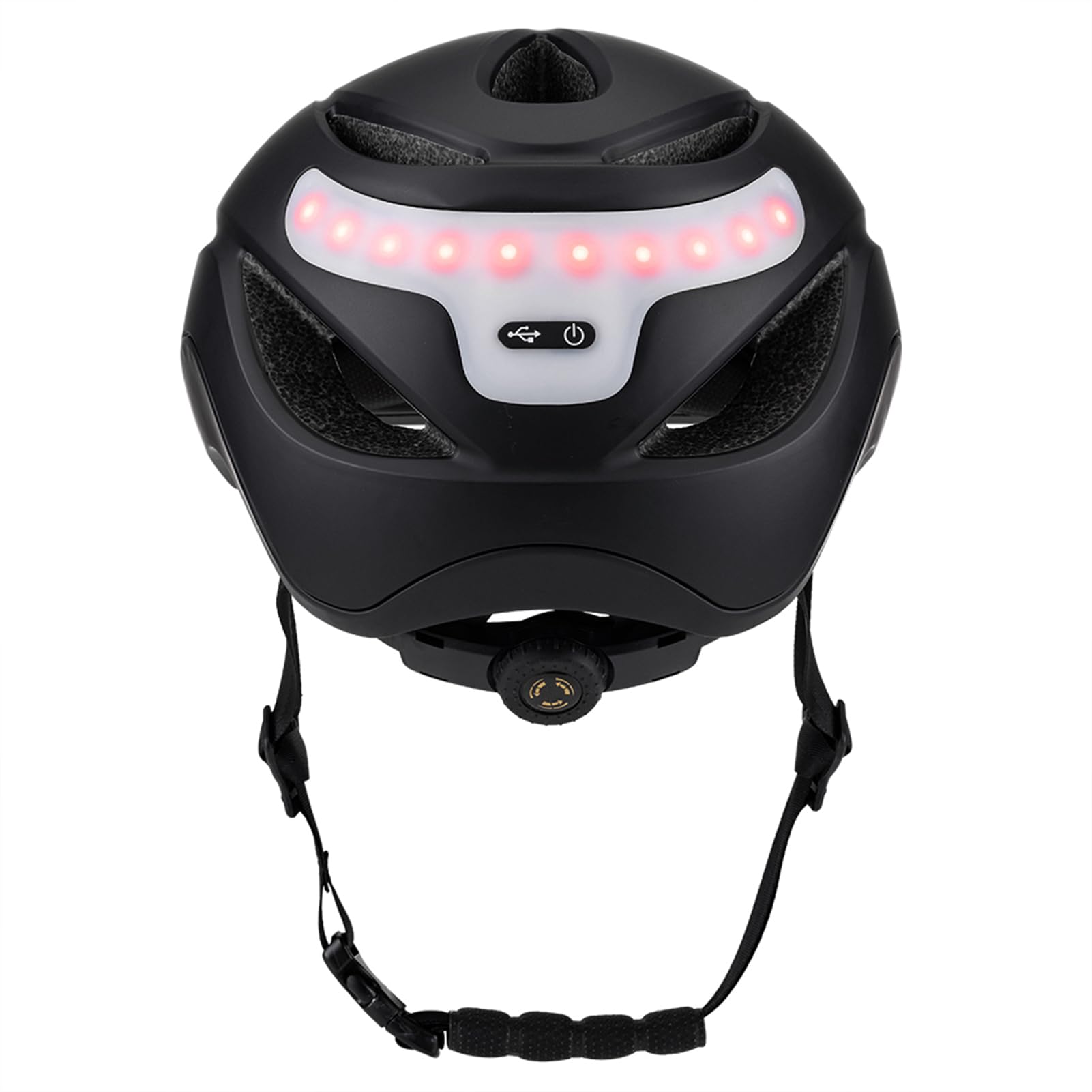 Casco Smart con Luce LED Frontale, Visiera Antiappannamento, PC | Casco da ciclismo con telecomando, batteria da 600 mAh, visiera staccabile, per pendolari adulti