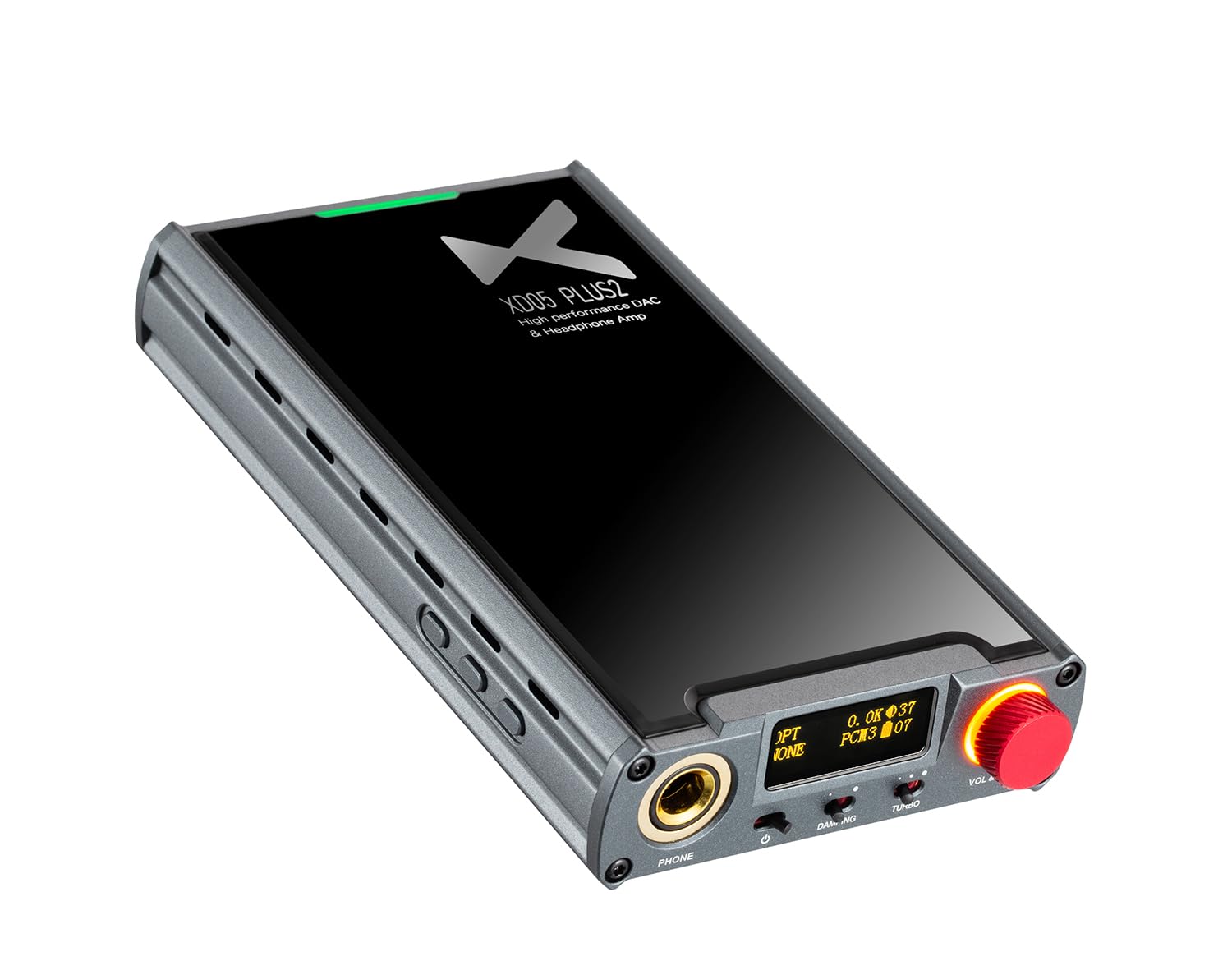 xDuoo XD05 PLUS2 Portable DAC Headphone Amp - 1200mw Out Power Bluetooth 5.1 USB Support UAC1.0/2.0 PCM384KHZ/DSD256/MQA with EQ Adjustment