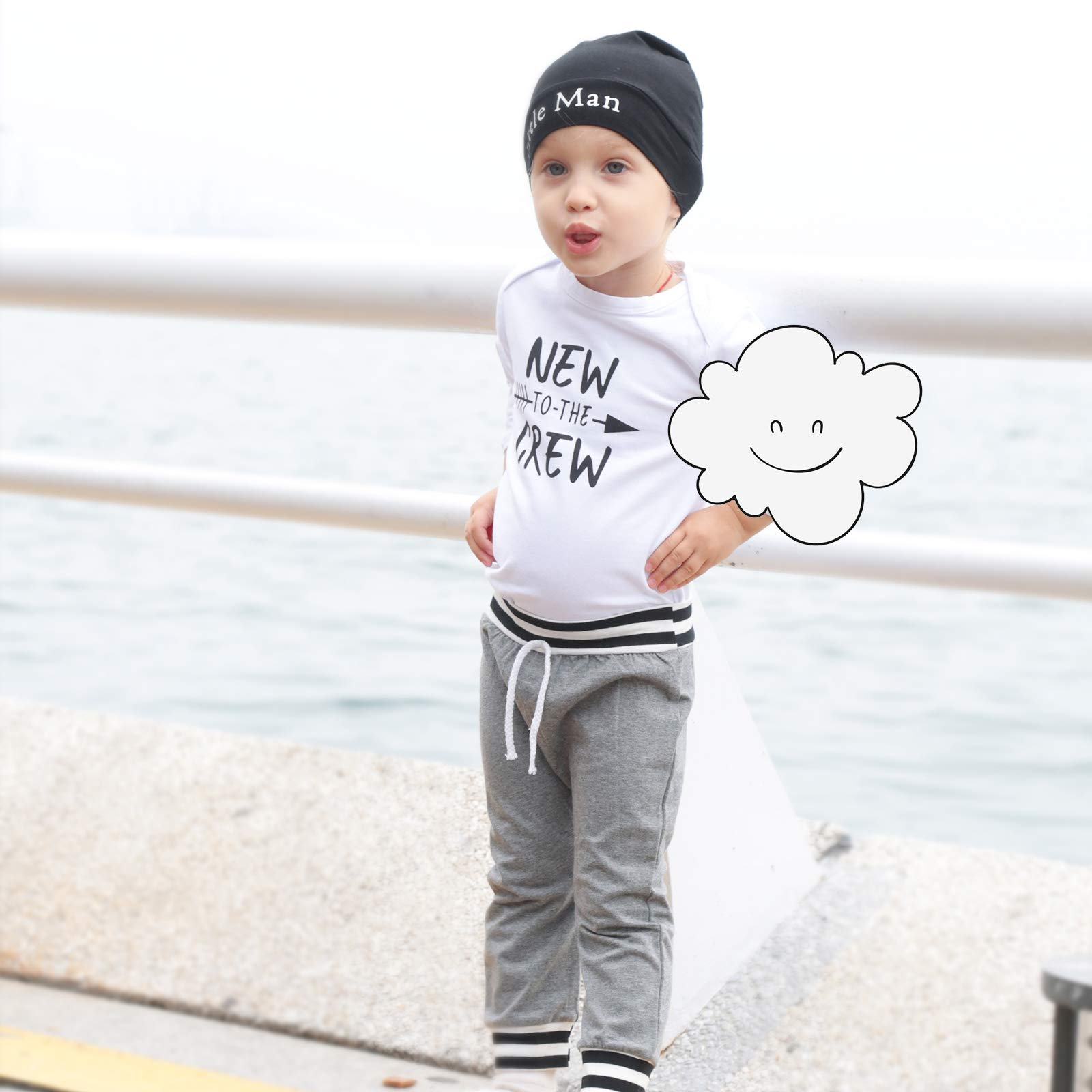 Conjunto de ropa de bebé para bebé, de manga larga, sudadera con capucha, pantalones para otoño e invierno - - 12 -18 meses