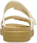 Crocs Women's Brooklyn Buckle Low Low, LiteRide Footbed Sandals