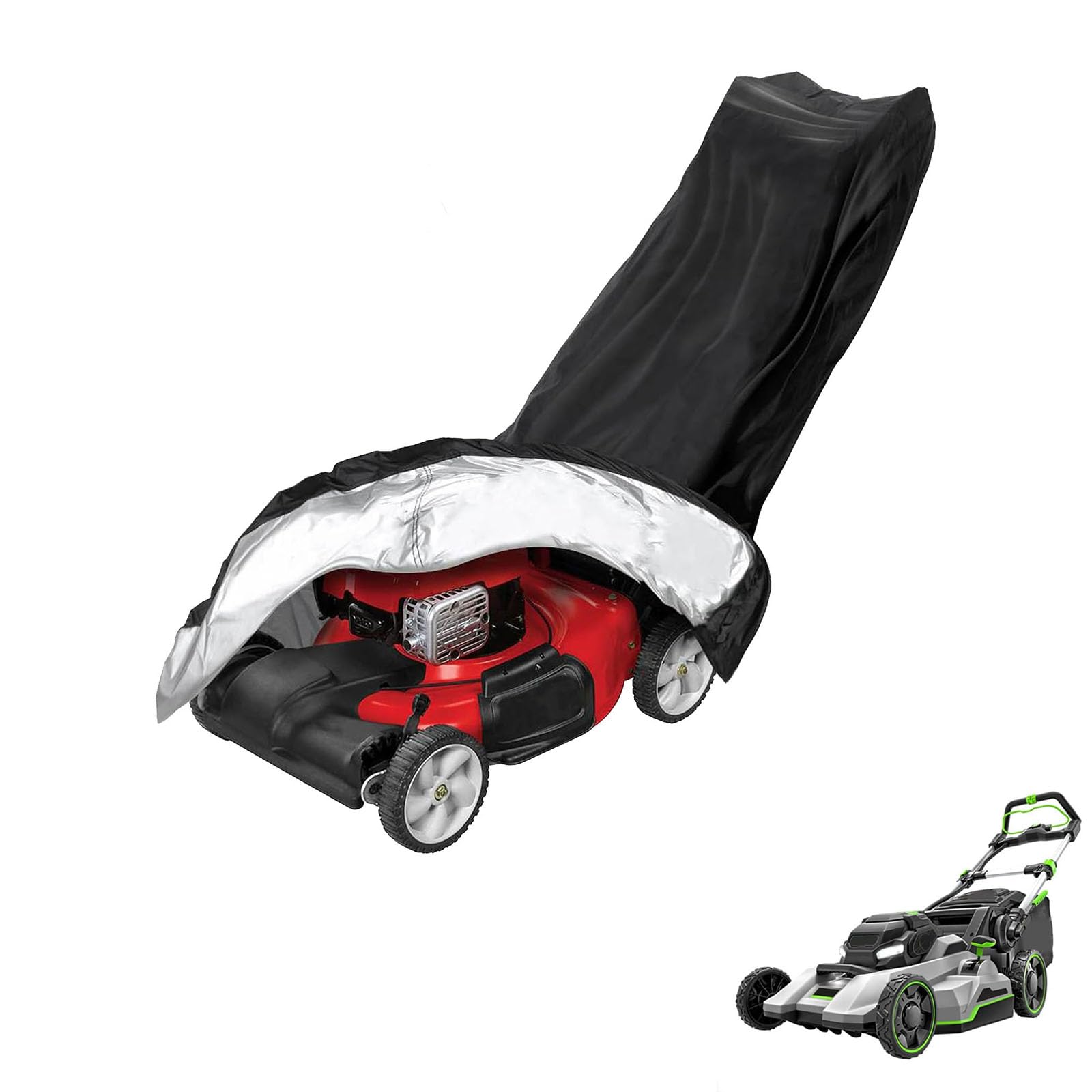 lawnmower cover Compatible with EGO LM2206SP ,waterproof and sun,suitable for indoor and outdoor use all year round, comes with a storage bag — image 1