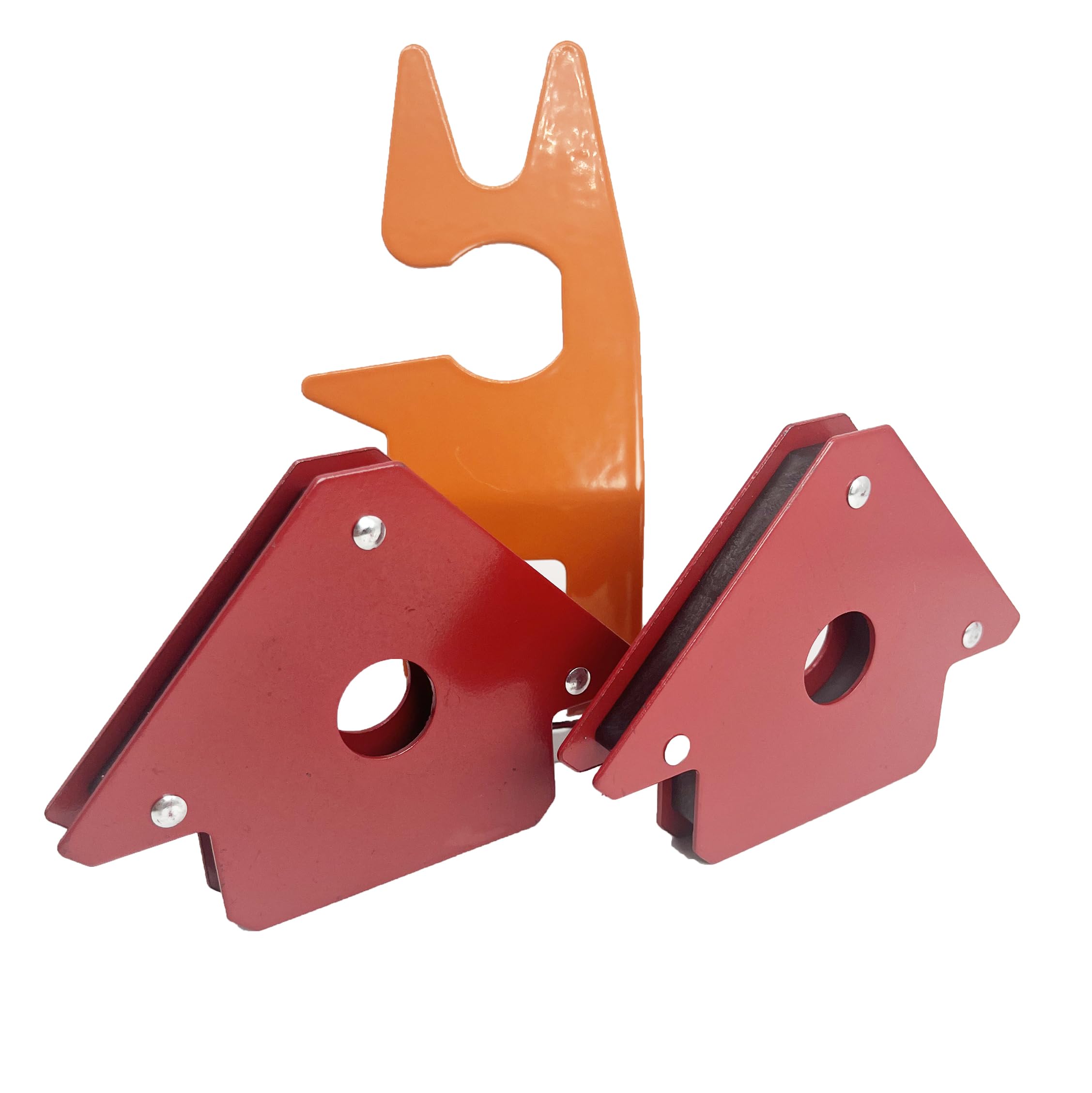 Pasadores portátiles para mesa de soldadura, soporte para antorcha de soldadura TIG y 25 libras, paquete de 2 imanes de soldadura y alineación de 5/8 x 1 x 1.5 pulgadas, accesorios de