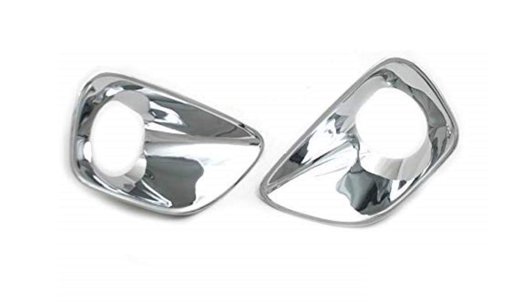 Silver Chrome Fog Light Lamp Cover for 2011-2013 Jeep Grand Cherokee