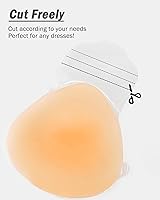 Vista 4 de Brasier adhesivo de silicona, brasier adhesivo push up, brasier sin tirantes sin espalda para mujer