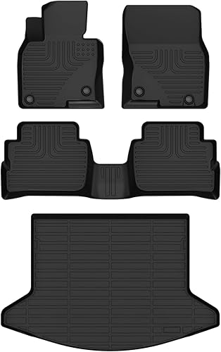 Juego de alfombrillas y forro de carga para Mazda CX5 2017-2022, protección para todo tipo de clima, TPE antideslizante, juego completo de forros de