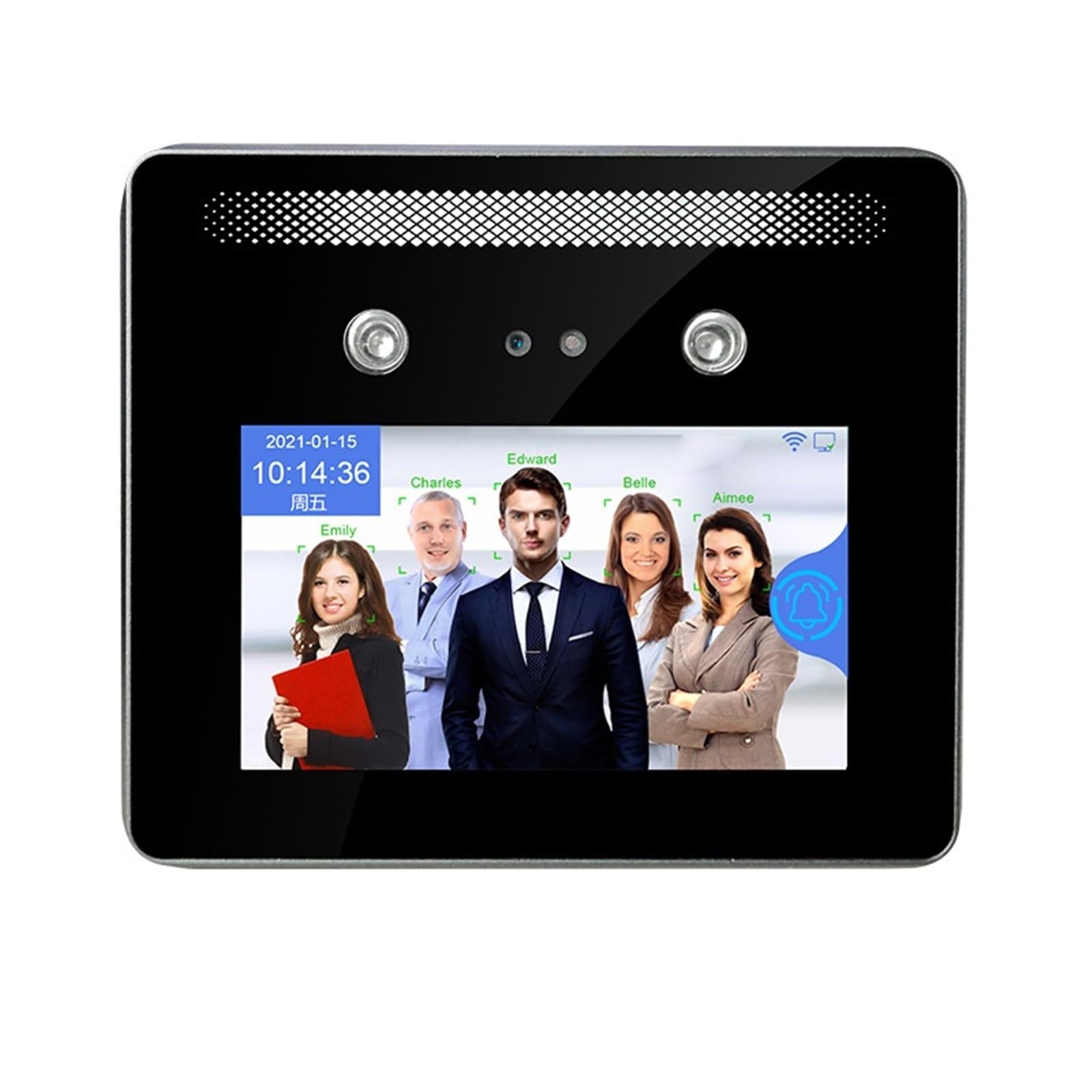 5-Zoll-Zugriffskontrollmaschine mit dynamischer Gesichtserkennung TM-AL05, Kartenwisch-Passwort, Tür öffnen, Touchscreen, Zugangskontrolle,Flexibel(TM-AL05+WIFI)