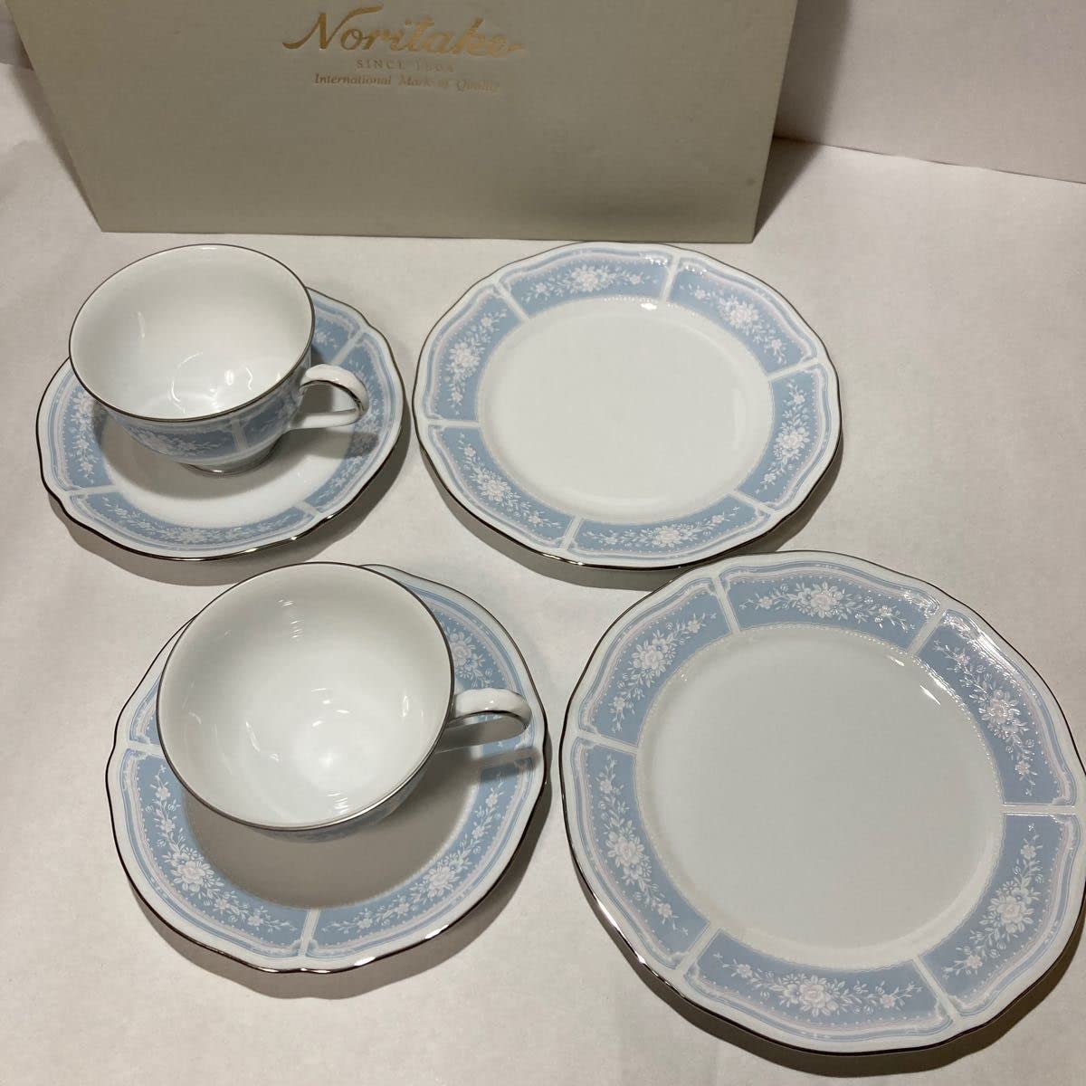 Amazon.co.jp: Noritake ノリタケ レースウッドシルバーティータイム  
