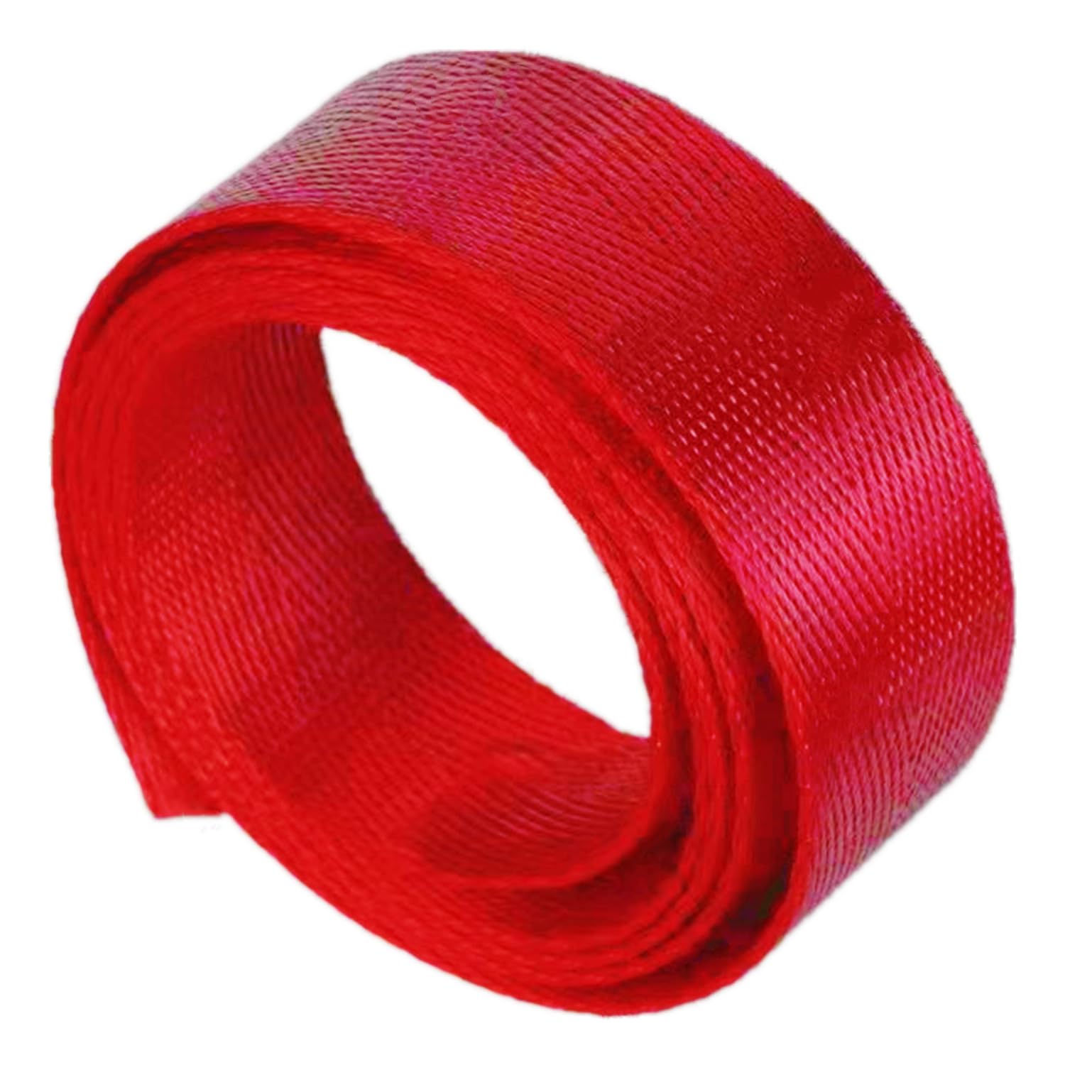 FGJsfhrDTU Webbing, Nylon Band Herringbone Tape 25mm Width 5-20 Yard Multicolor(Red,5 yard)