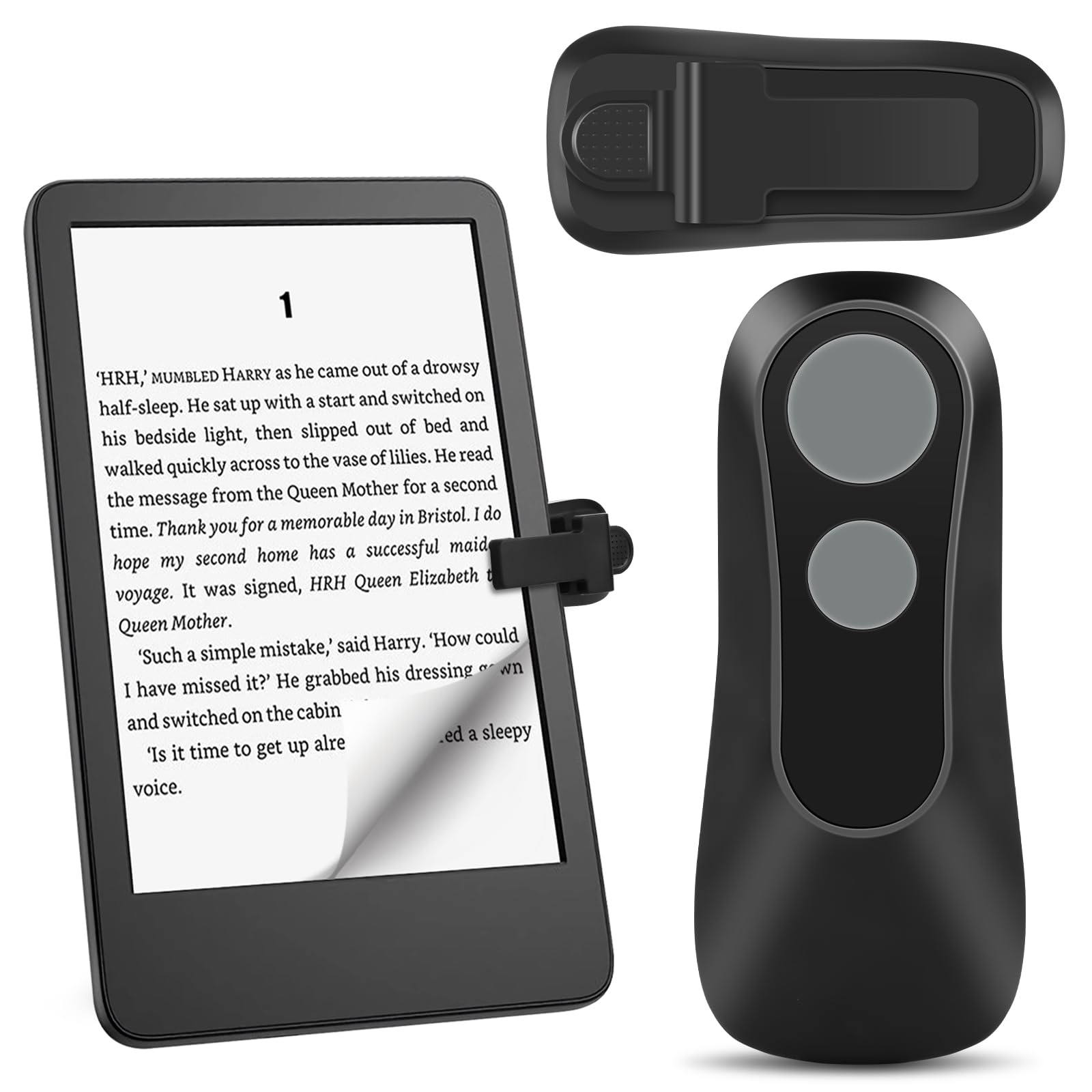 Vicloon Page Turner Remote Control for Kindle Paperwhite Oasis Kobo eReaders iPad iPhone Tablet Android