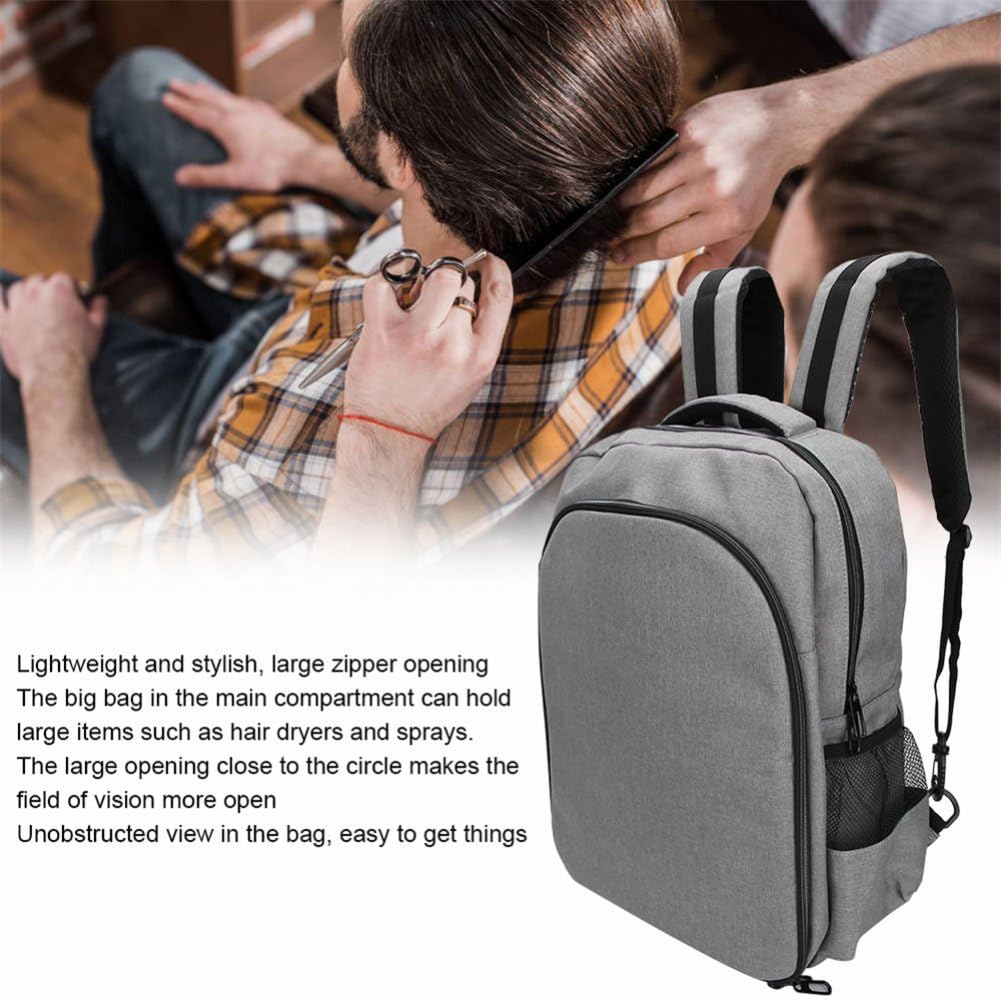 Borsa per Attrezzi Parrucchiere, Zaino Barbiere Portatile, Borsa Trasporto per Barbiere Zaino Viaggio di Grande capacità Borsa a Tracolla Viaggio per Barbiere Professionista