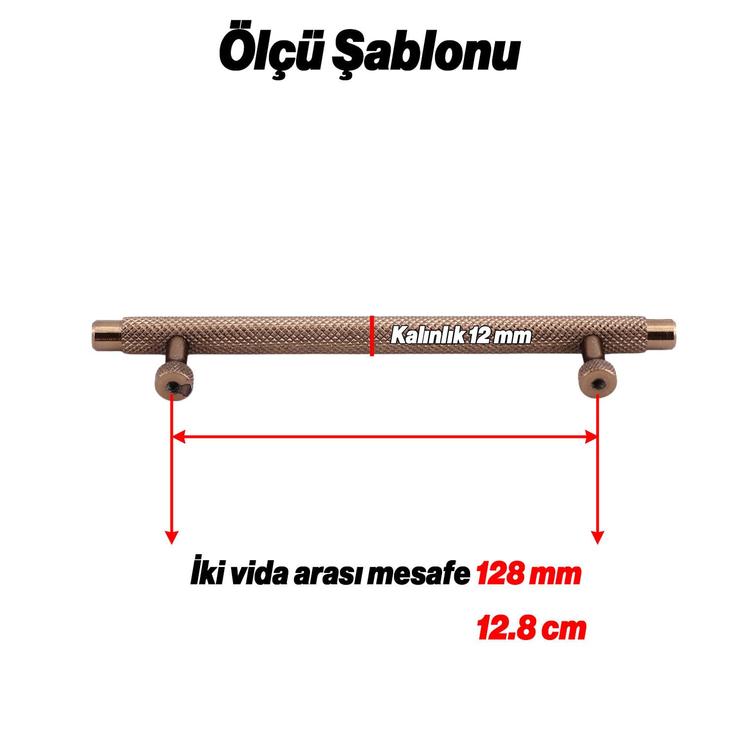 Martin Bronz Metal Kulp 128 mm Mobilya Çekmece Mutfak Dolabı Dolap Modern Kapak Kulpları Grip Desen