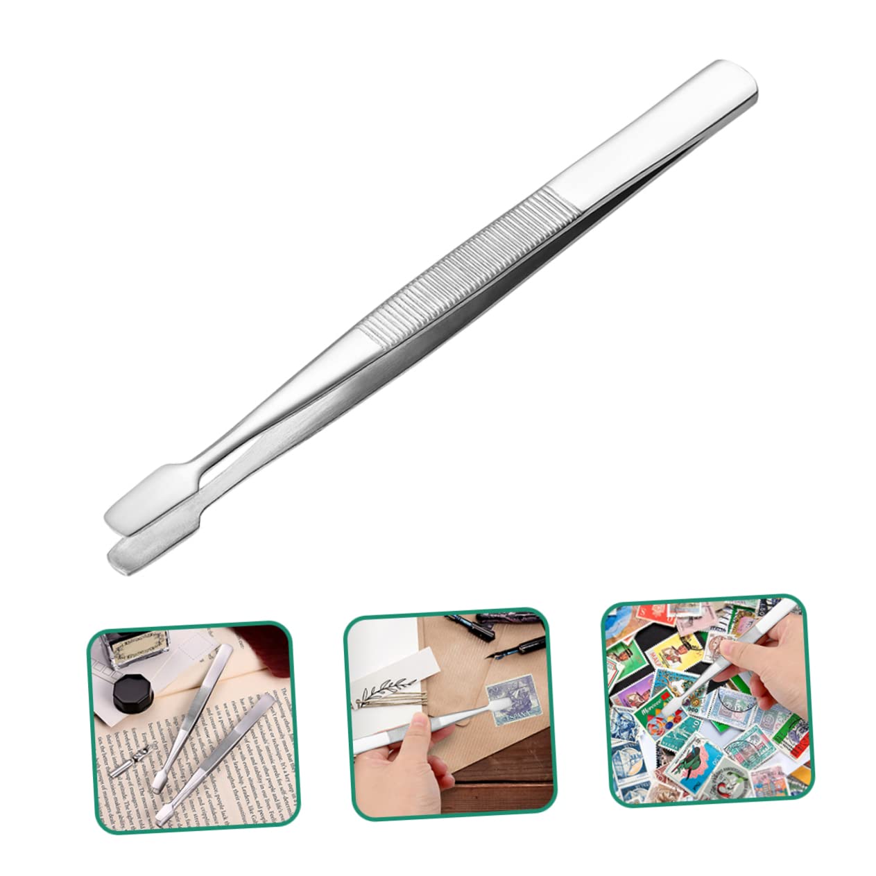 30 Pezzi Di Francobolli Filatelici, Pinzette, Applicatore Per Ciglia, Pinze Per Timbri, Pinzette Per Timbri, Clip, Pinzette Per Sopracciglia, Strumento Filatelico, Strumento Per