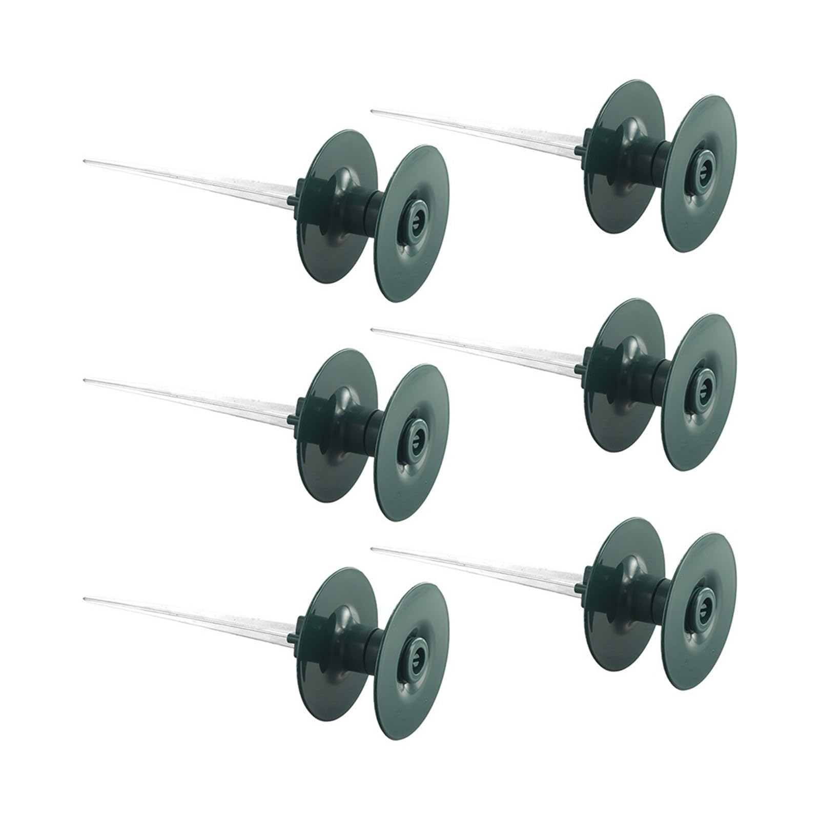 2/6PCS Guida for tubo da giardino Puntali di guida for picchetti Tubo da giardino riutilizzabile Guida a rulli lisci Guida for tubo in resina Peg Attrezzo da giardino(2pcs)