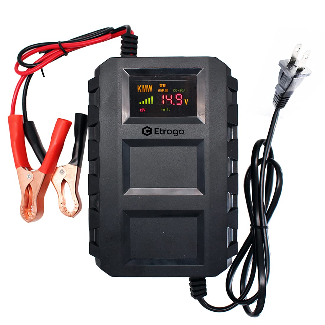 Cargador De Batería Inteligente 12V 15A - Con Reparación Por Pulsos Para Coche, Moto O Camión