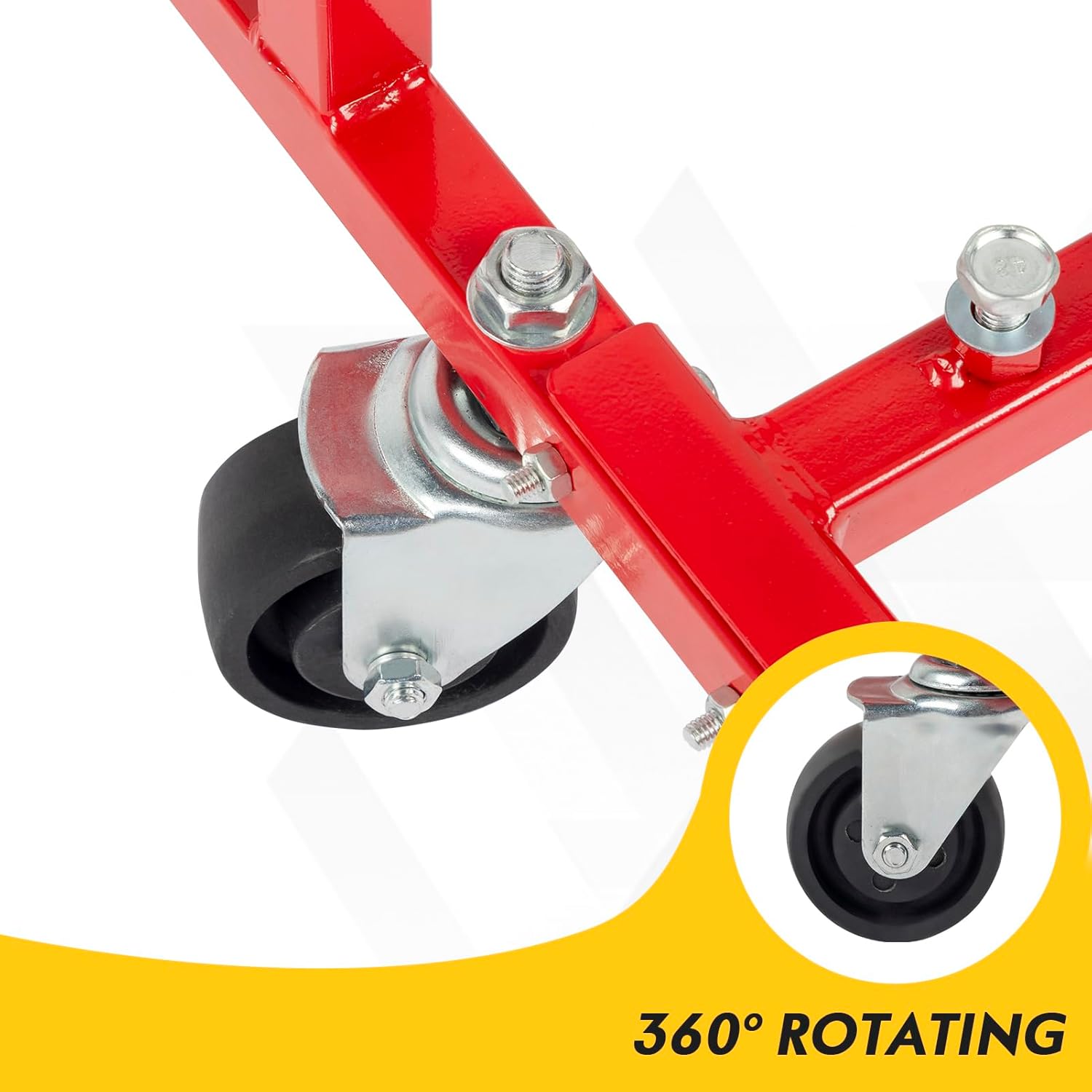 1000lbs Auto Engine Cradle Stand with Dolly Wheels Compatible with Chevrolet Chevy V8 Small Block and Big Block