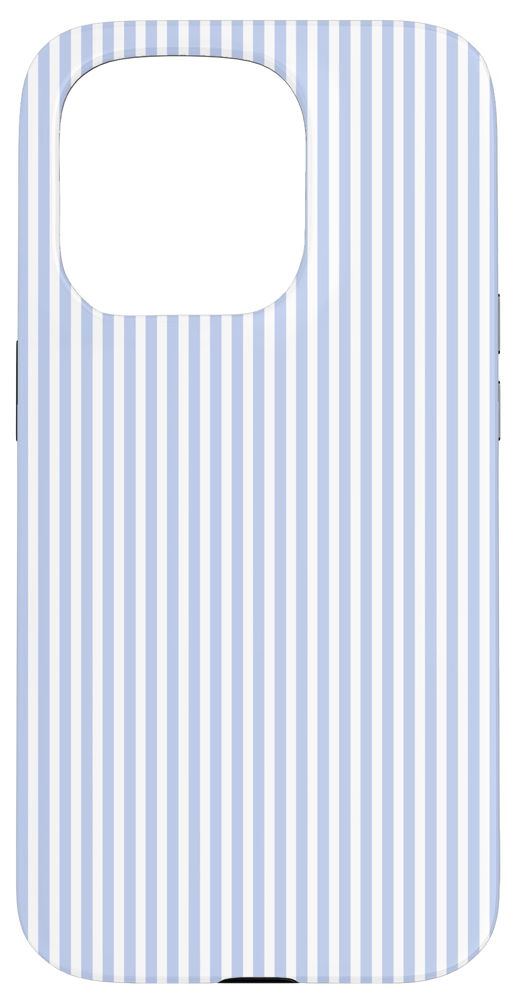 iPhone 15 Pro Alice Blue Pinstripe in an English Country Garden Case