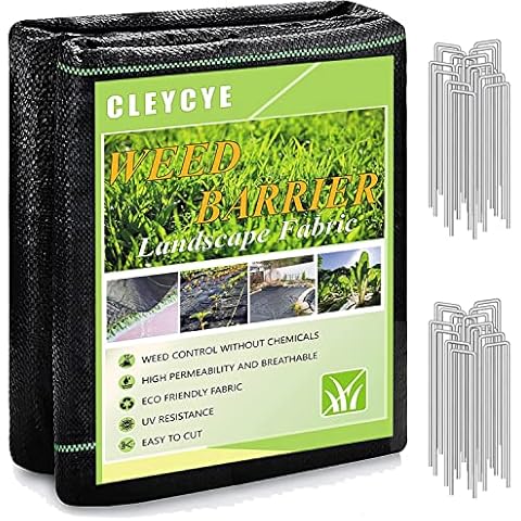 Heavy Duty Weed Control Membrane with Pegs Cover