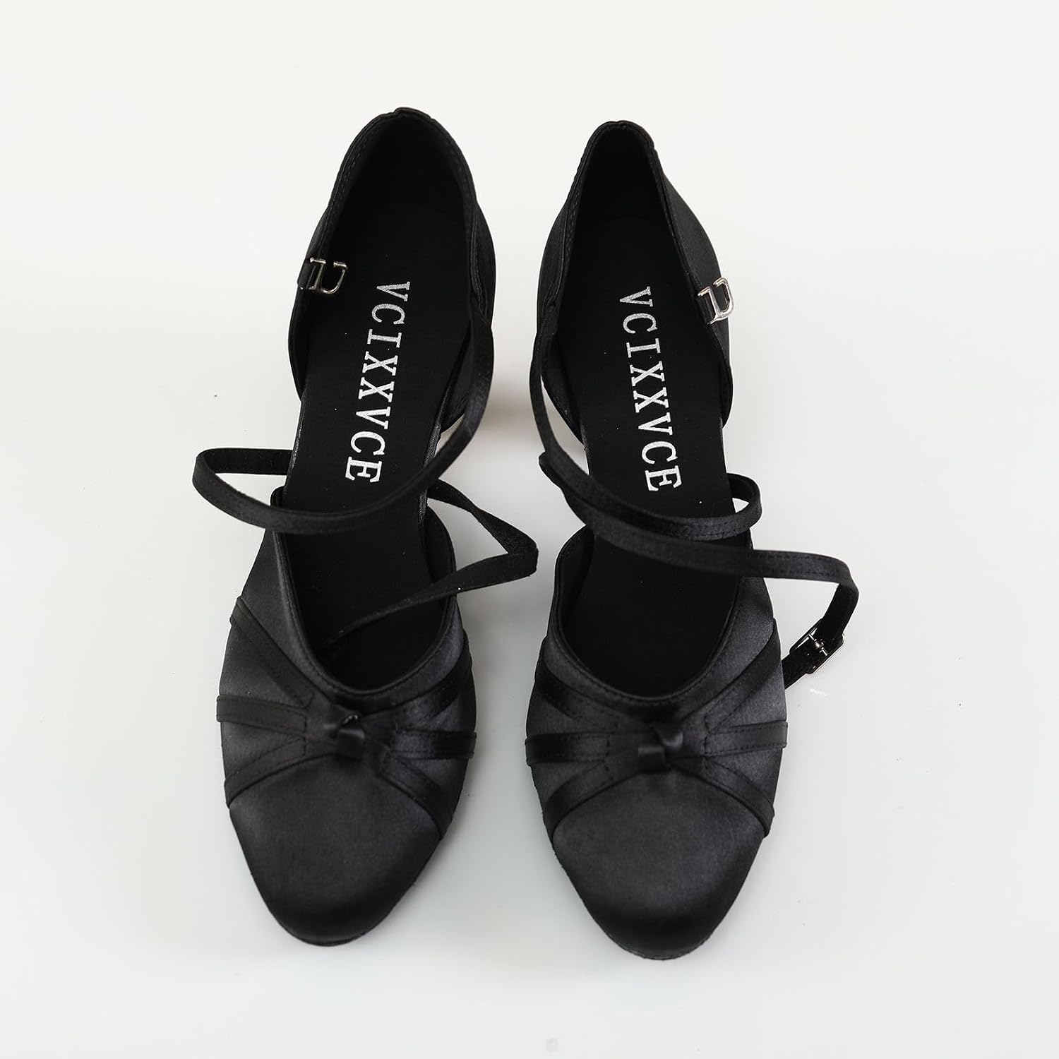 Women's Latin Ballroom Dance Shoes Closed Toe Salsa Waltz Tango Performance Dancing Practice Shoes