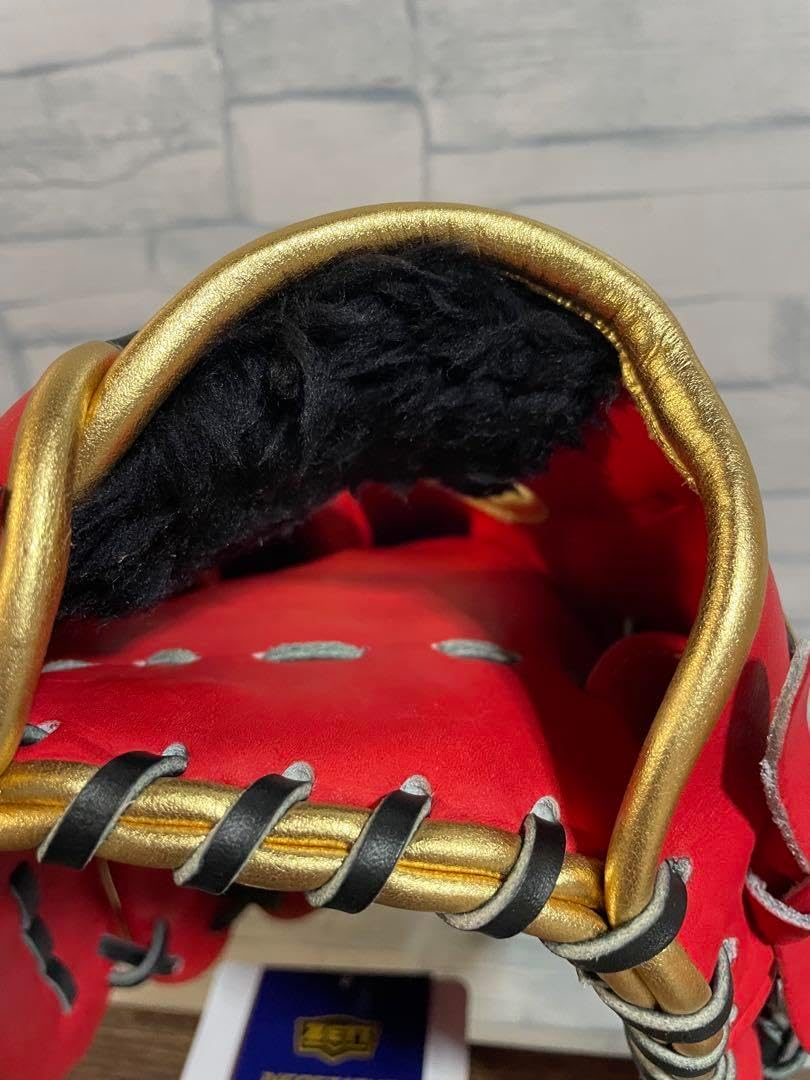 ゼット 軟式グローブ ネオステイタス 大人サイズ 展示品 レッド