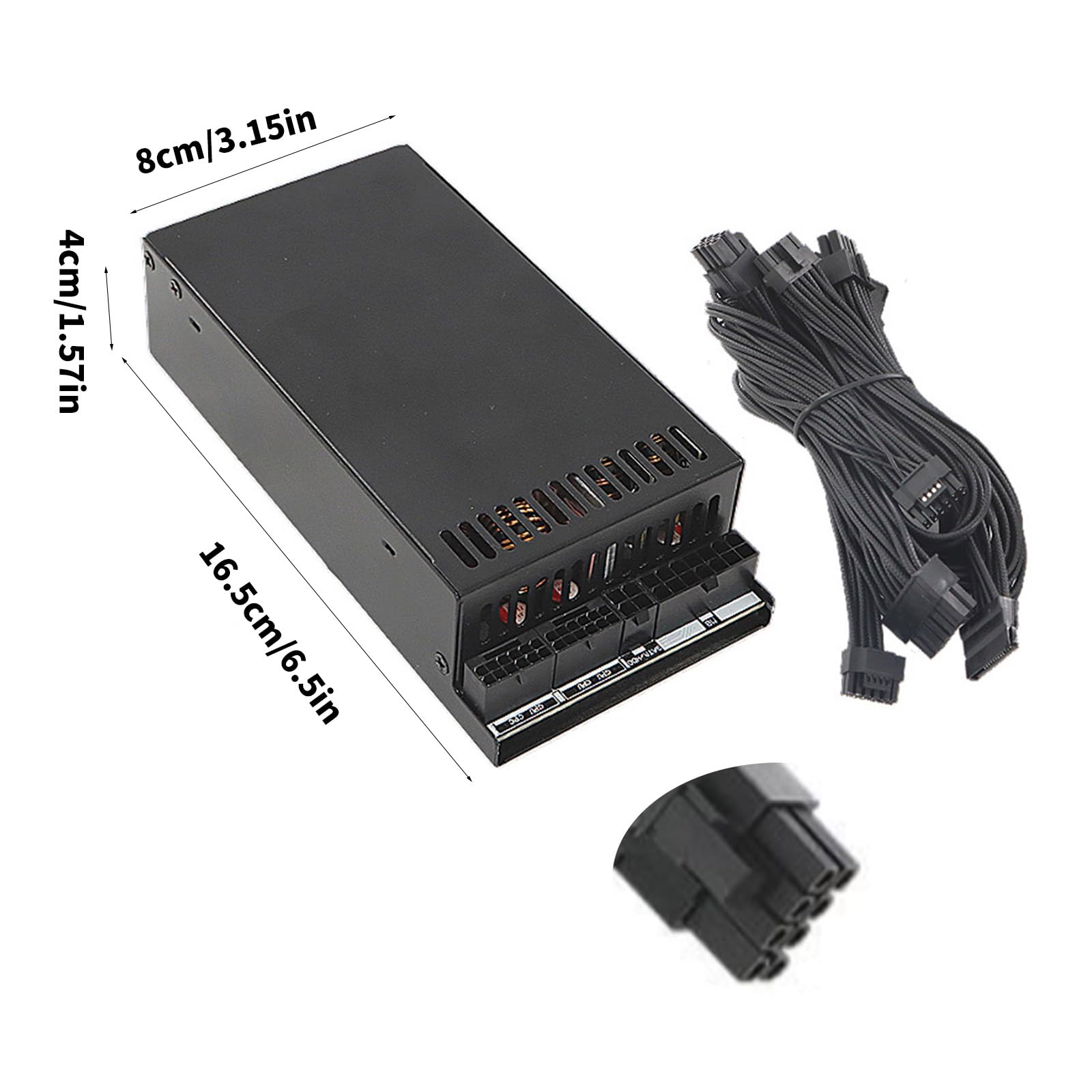 Alimentatore completamente modulare da 700 W con controllo intelligente del calore e design salvaspazio per l'alimentazione desktop di PC da gioco/server