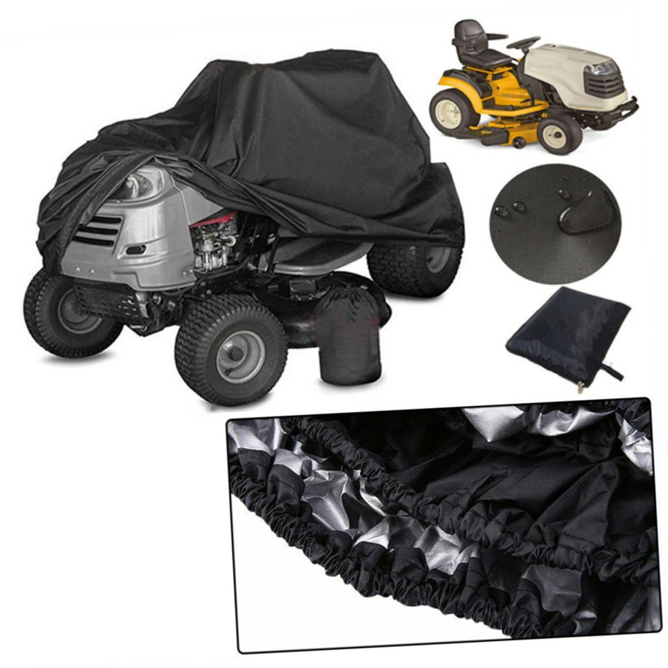 BESPORTBLE 1pieza Cubierta Para Tractor Cortacésped Funda Uv Para Jardín Protección Contra y Material Oxford