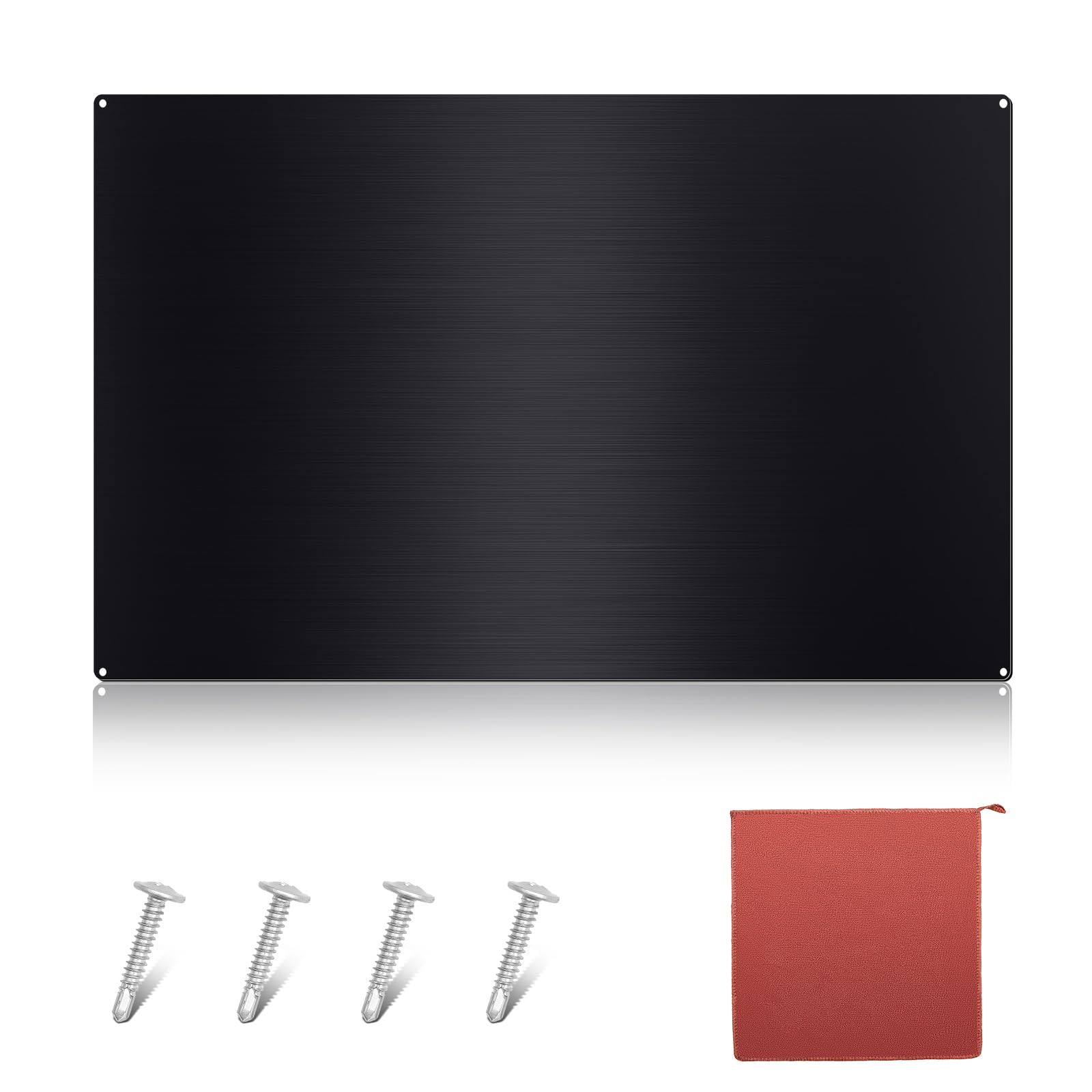 Yaocom Black Stainless Steel Backsplash for Stove, 30x12 Inch | Kitchen Wall Protection - main product image
