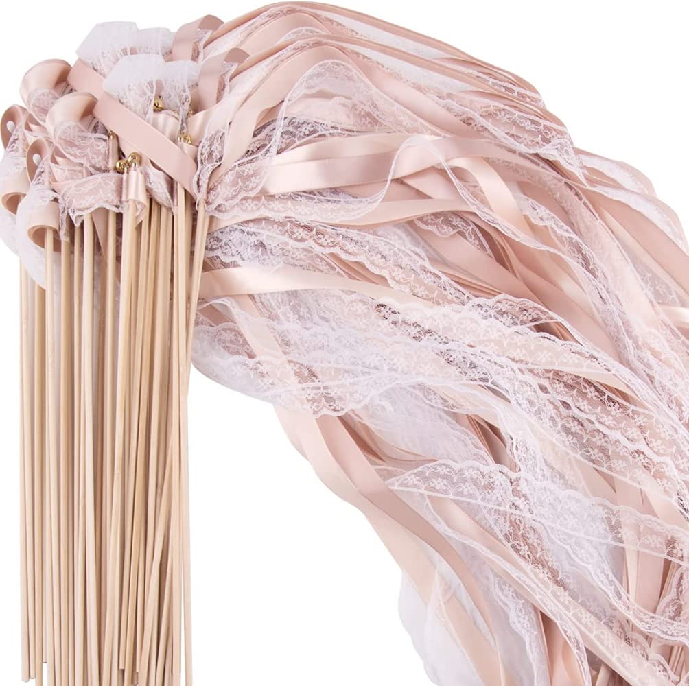 50 unidades de Wedding Wands boda con campana, varitas mágicas para bodas, cumpleaños, fiestas, otras celebraciones de vacaciones