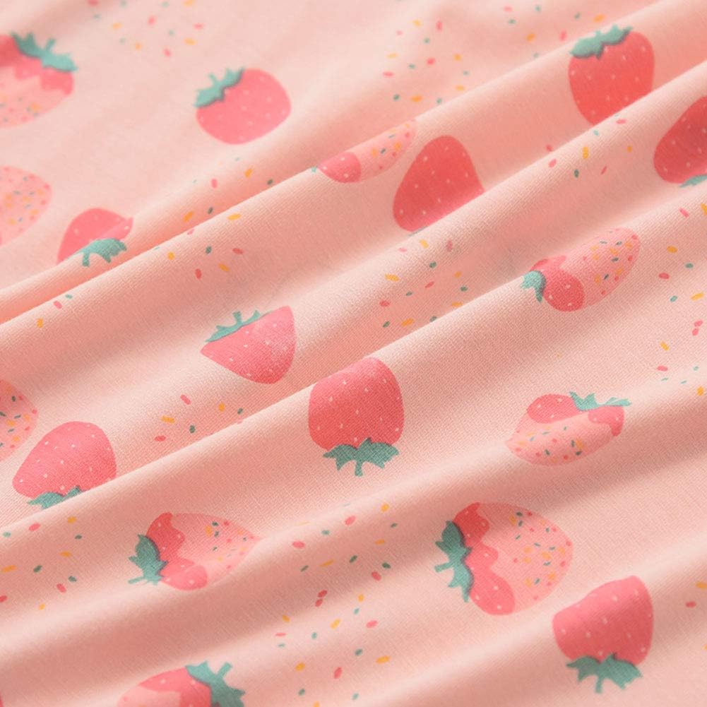 Girls Summer Princess Nightgown Dress Kid Modal Short Sleeve Pajama Sleepwear - Image 6