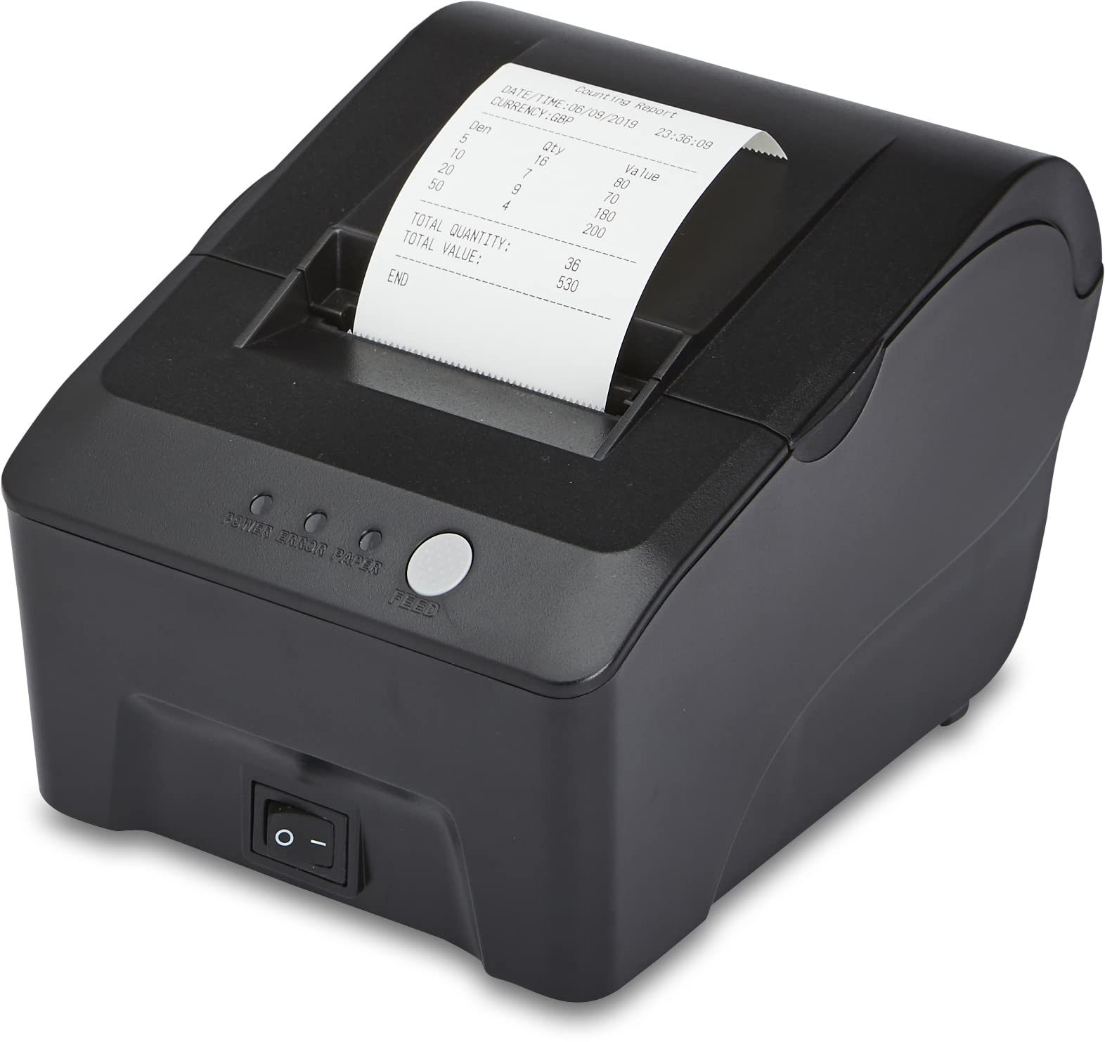 ZZap The P20 Thermal Printer - Accessory for the CS40 Coin Counter: Instantly print your full counting report