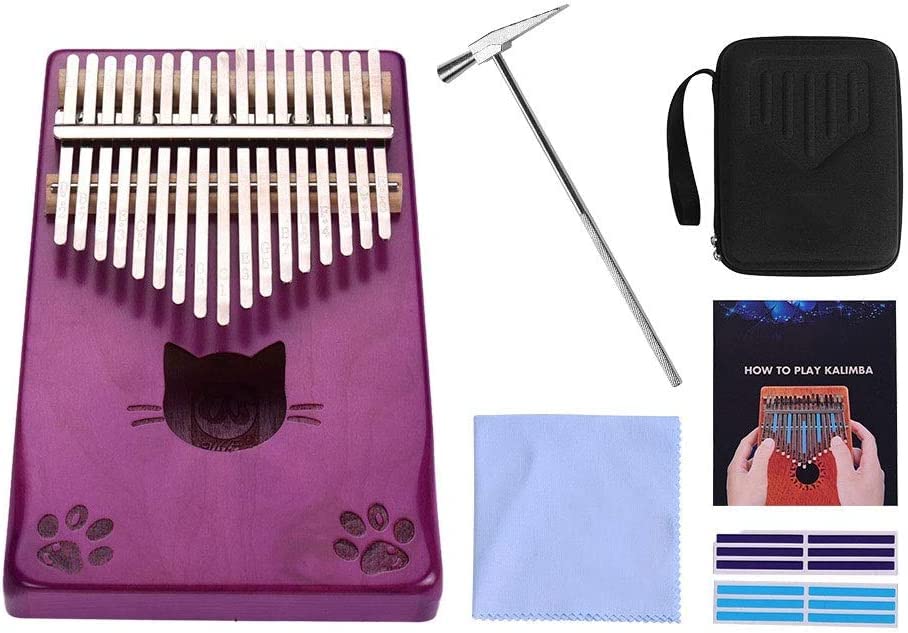 Mini Doigt Kalimba Pouce Piano Portable 17 Touches Kalimba Pouce Piano Érable avec Sac Fourre-Tout Tuning Marteau… - Les Beatles, Paul McCartney, John Lennon, RIngo Starr, George Harrison Mini Doigt Kalimba Pouce Piano Portable 17 Touches Kalimba Pouce Piano Érable avec Sac Fourre-Tout Tuning Marteau… – Image 8