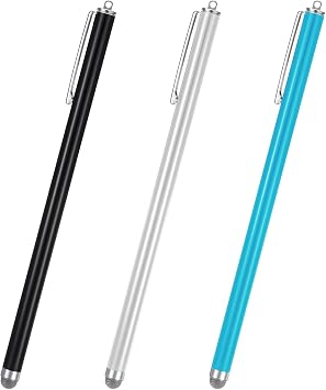 JIEYAO 3 Pcs Stylus Pens for Touch Screens, Universal Stylus Pen | High Sensitivity Touchscreen Pen, Large Stylus Pen, Compatible with Phone Tablets