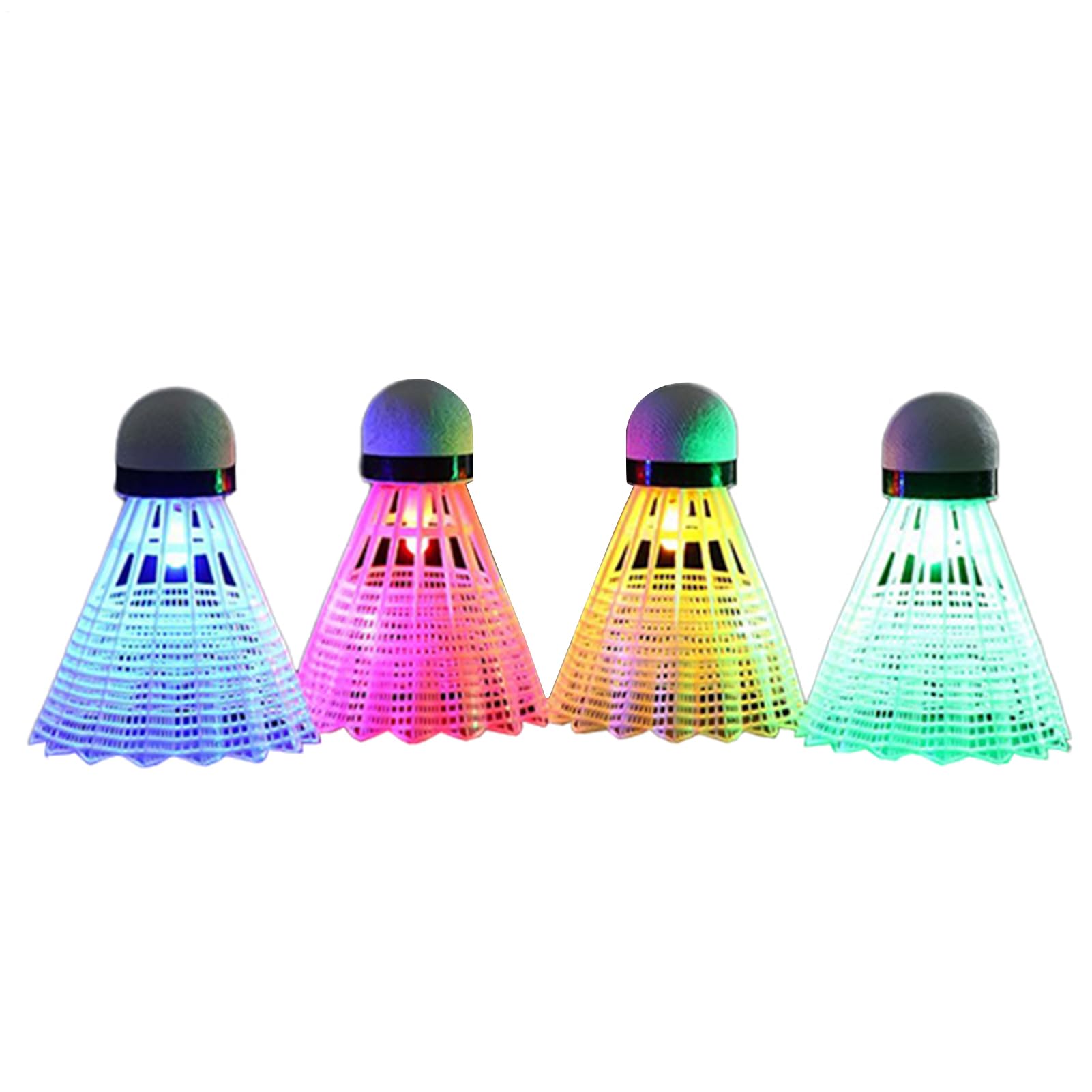 Amazon | 光るバドミントン,4個のLEDシャトルコック | 発光ボール