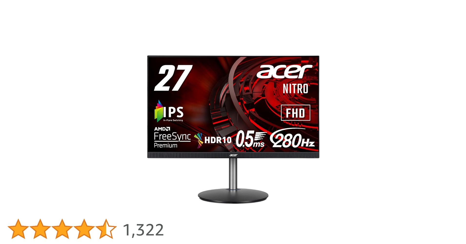 Acer Nitro 27インチフルHD ゲーミングモニター QG271 Amazon.co.jp: Acer Nitro ゲーミングモニター 27インチ IPS 非