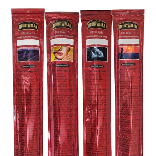 Bluntwalla 19" Jumbo Fine Quality Long Burning Incense 30 Stick Pack - Choose Your Scent (Random/Surprise Me)