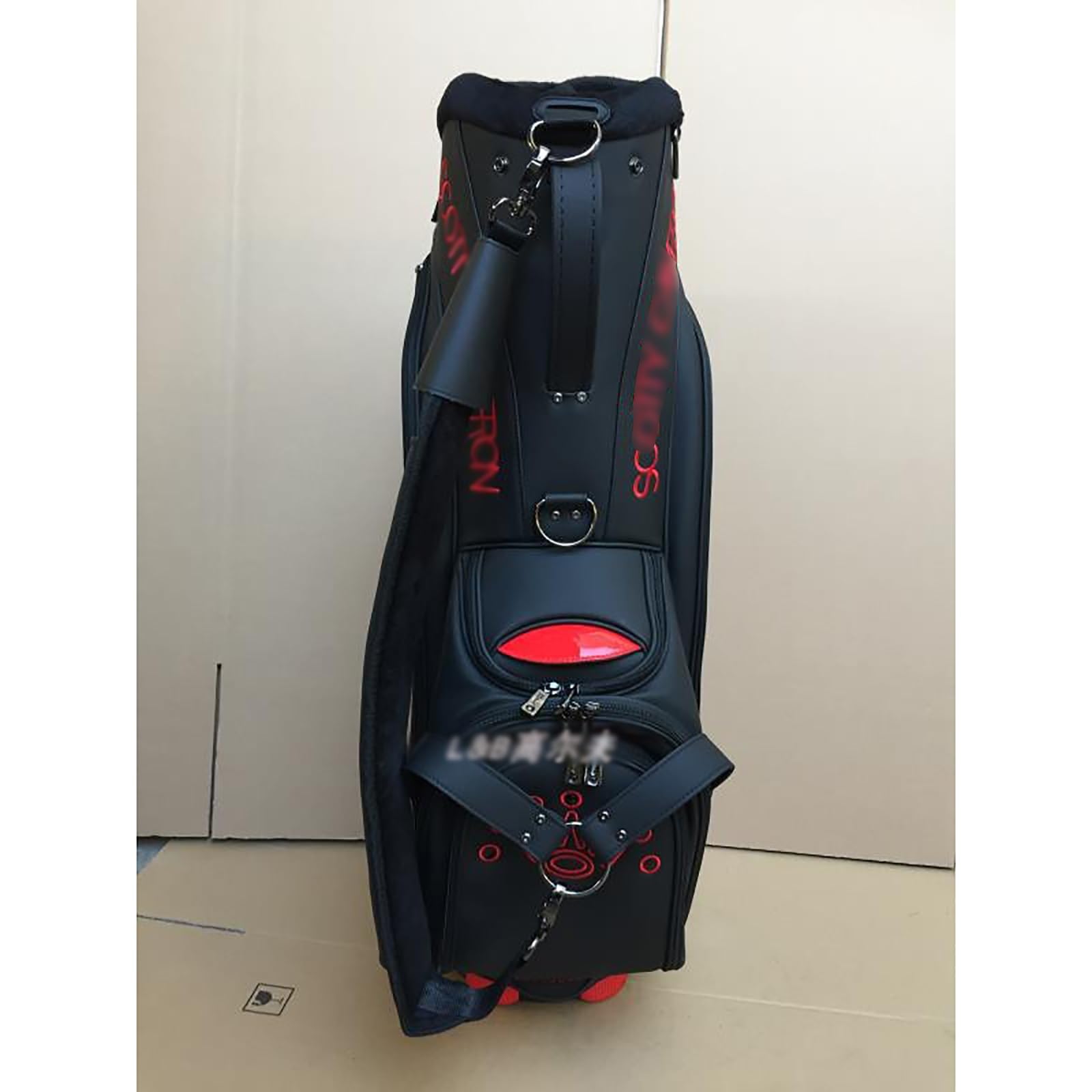 Amazon | ゴルフバッグ メンズ ゴルフ PU 6分割口枠 キャディバッグ