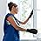 Patelai 3 Pairs Microfiber Plant Dusting Gloves Leaf Cleaning Gloves for Indoor Plants, Blinds, Furniture, House(Large,Black)