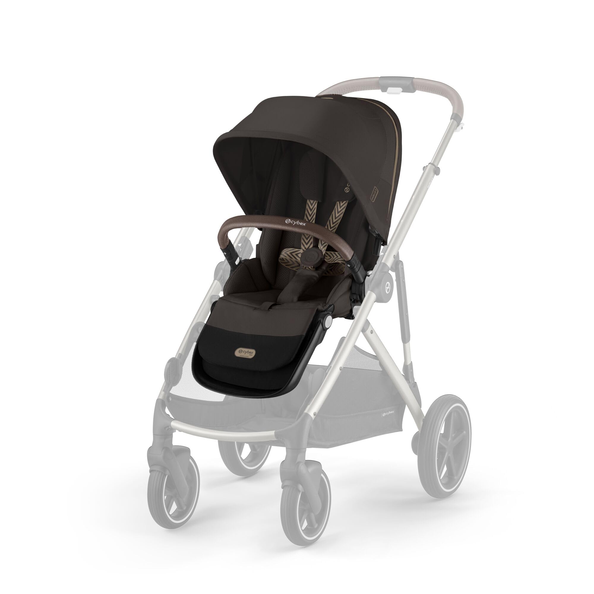 CYBEX Seduta Gold per passeggino GAZELLE S ed e-GAZELLE S, dalla nascita a circa 4 anni, Chocolate Brown