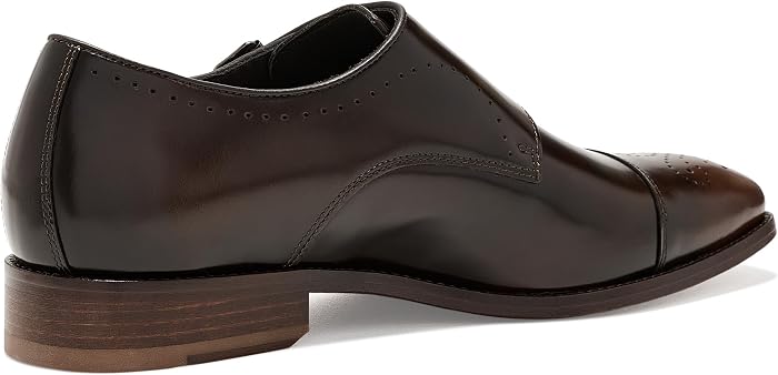 Мужские туфли Johnston & Murphy Arrister Double Monk Cap Toe, цвет: Красное дерево — фото 7