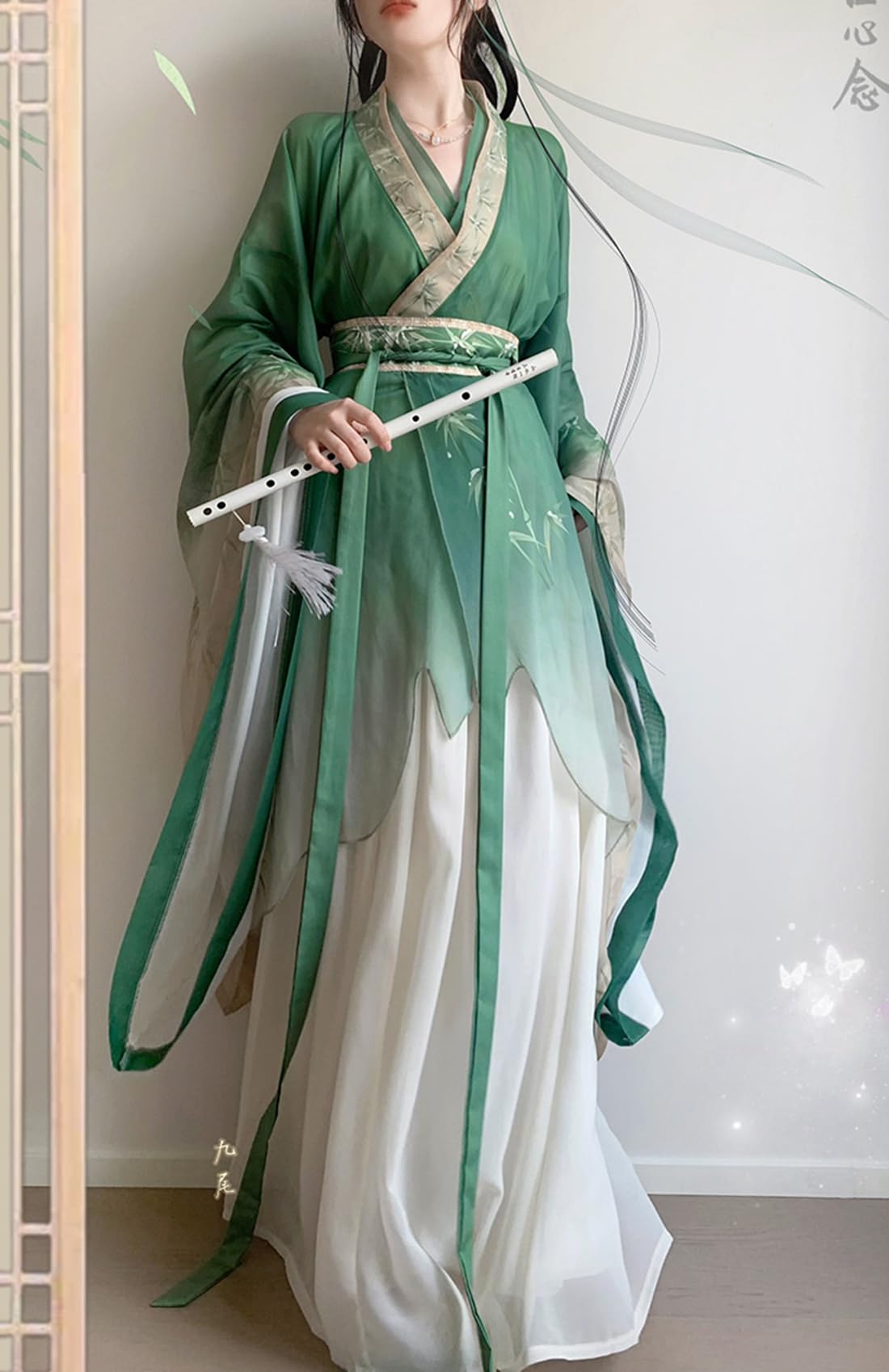 Ez-sofei Chinesisches traditionelles altes Bühnenauftrittskostüm für Damen, Hanfu-Kleid
