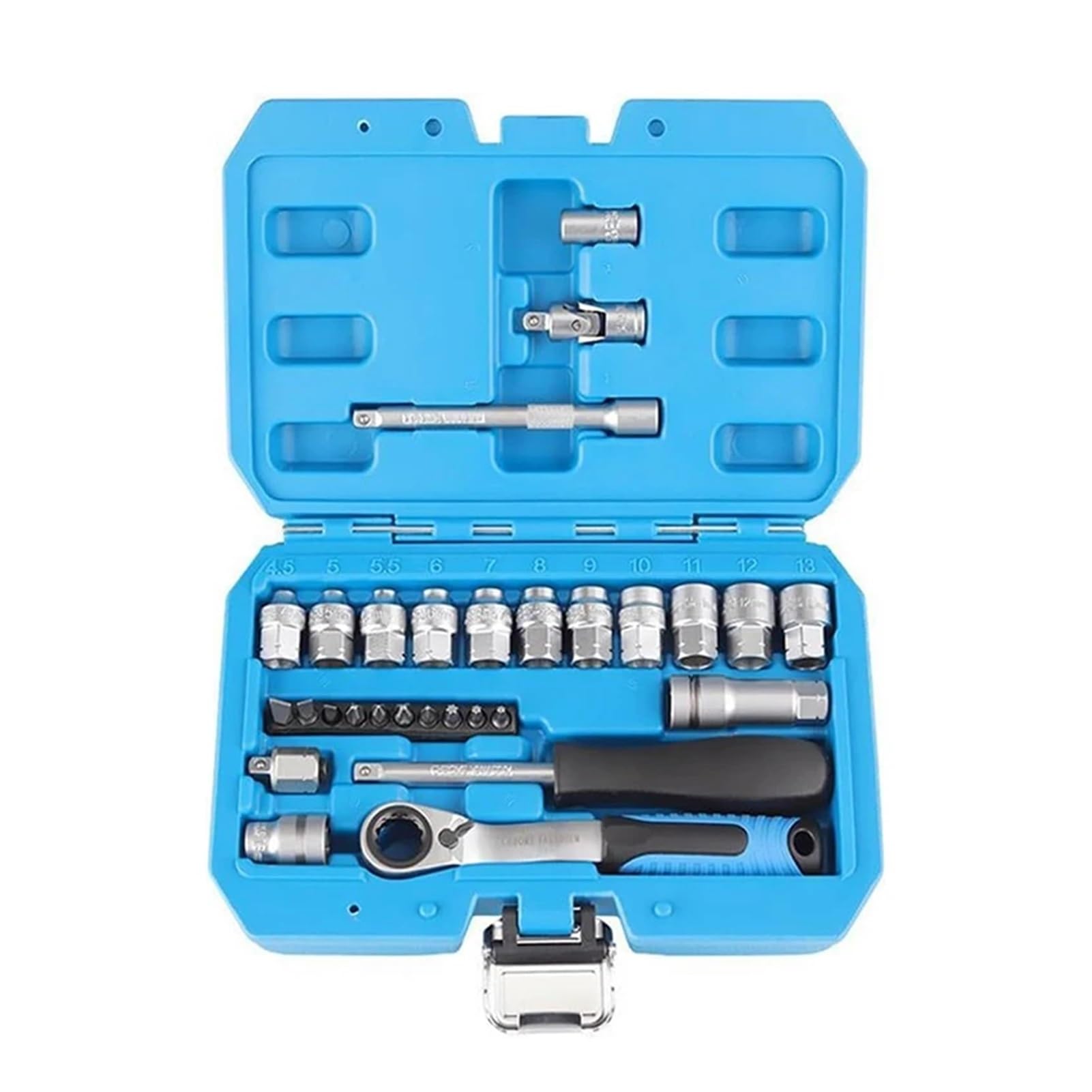 Rynzo Tool Set 29PCS Core Ratchet Sockets Wrench Kit Car Repair Tool Combo Auto Repairing Set