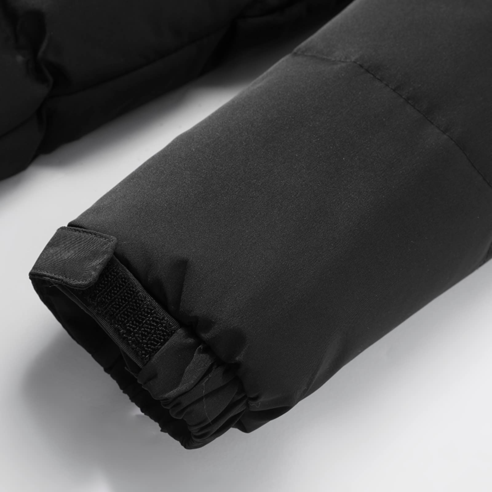 Piumino da uomo senza cappuccio: giacca invernale calda e leggera trapuntata giacca spessa con cerniera a maniche lunghe cappotto a blocchi di colore giacca casual confortevole parka invernale