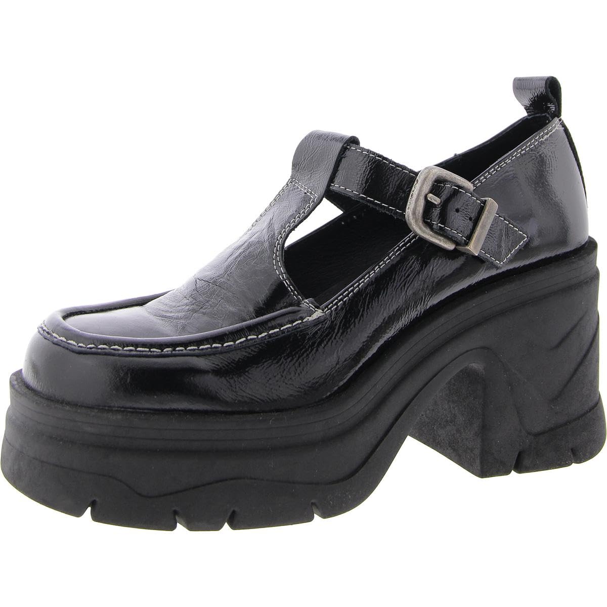 「MUVEIL×Offen」round-MARYJANE 37 Amazon.com: Women Mary Jane Women's Round Toe Ankle Strap