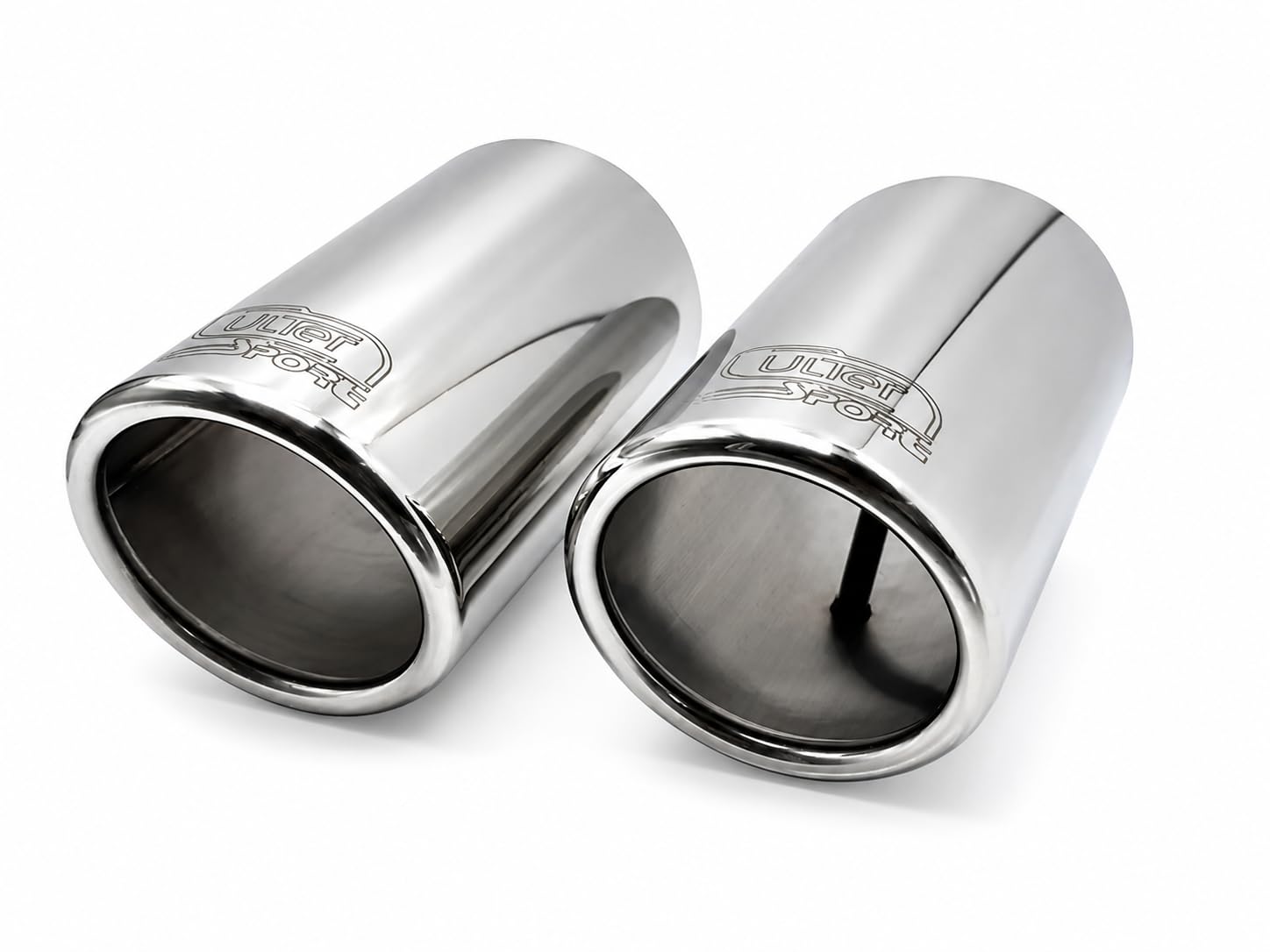 2x Auspuffblende Endrohr kompatibel MX5 MX-5 ND ab 2015 2x 65mm rund