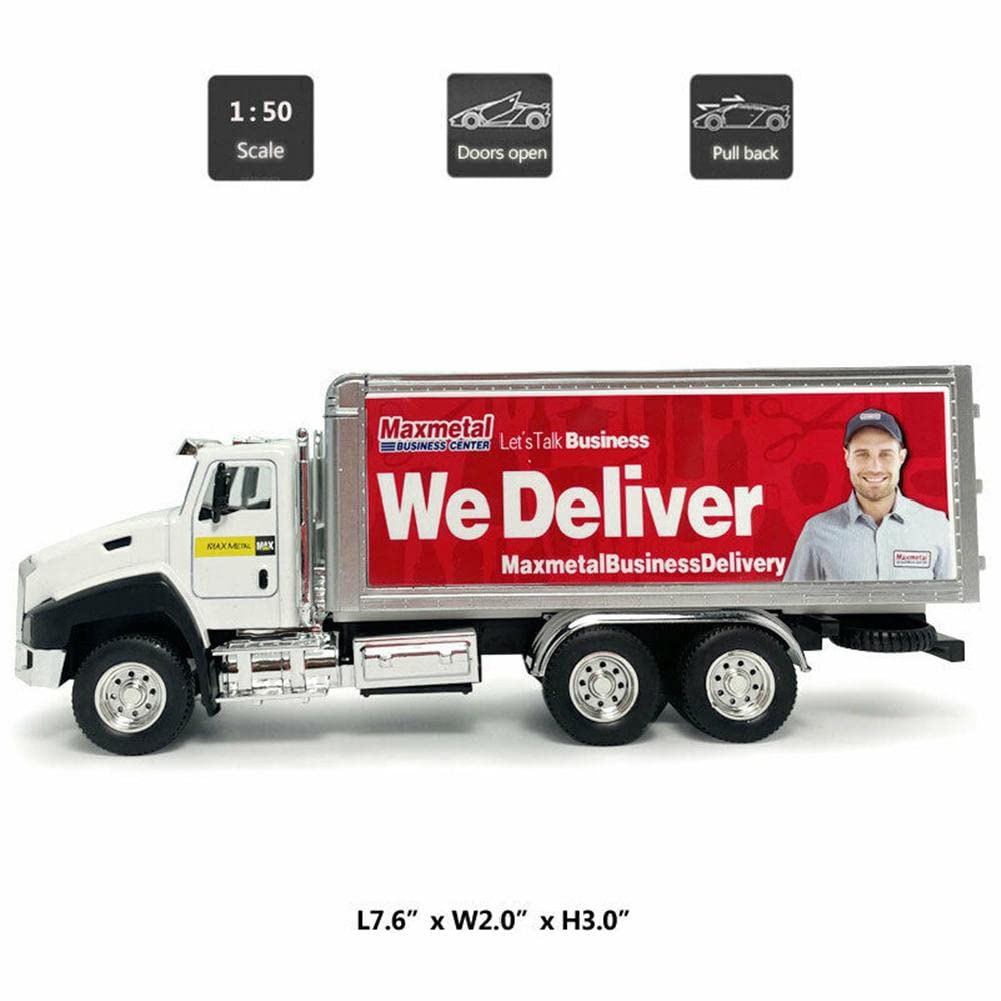 MOOKEENONE Simulated Engineering Truck Toy - 1:50 Alloy Tanker Trailer, Pull Back Action