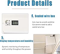 Vista 4 de Caja de incubadora de mascotas para perro, criador de mascotas grande para perros con calefacción, incubadora inteligente para cachorros, caja