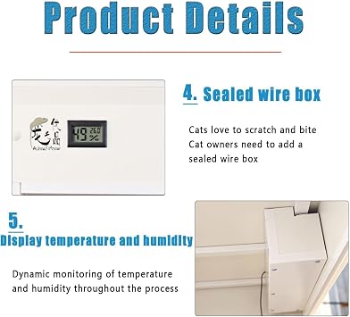 Pet Incubator Box with Intelligent Constant Temperature Heating for Puppy Kitten Nursery, Ideal for Veterinary Clinics