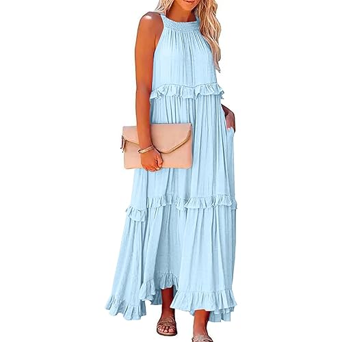 Wedding Guest Dresses for Women Summer Fall Vintage Prom Evening Dresses Casual Dress Special Occasion Dresses, Large