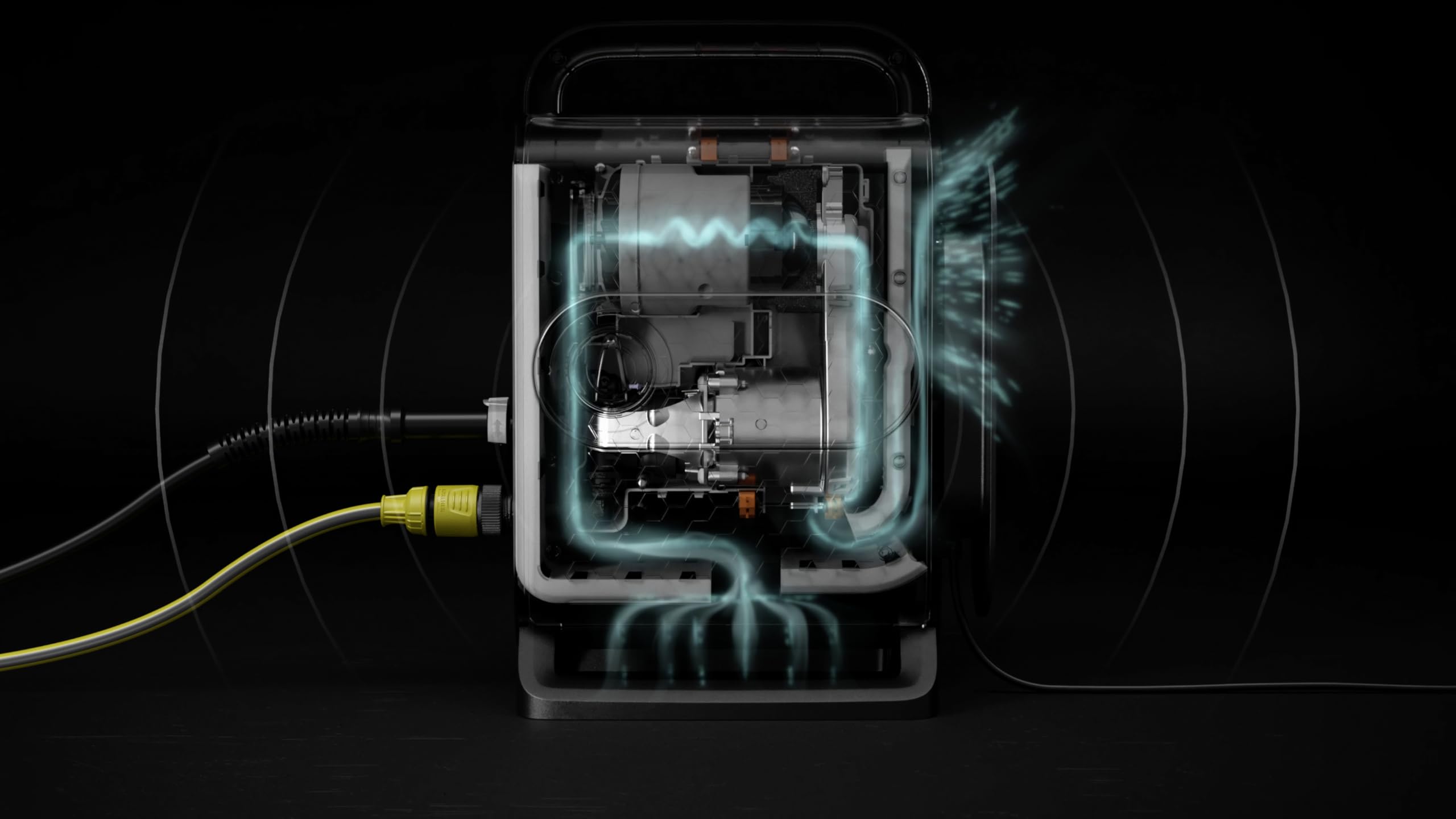 Kärcher Nettoyeur haute pression K Silent Anniversary Edition, pression max. 130 bar, débit max. 420 l/h, extrêmement silencieux, avec eco!Booster pour un nettoyage efficace, noir