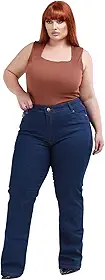 Calça Coll Jeans Tamanhos Grande Plus Size Reta Country Cowgirl Cowboy Rodeio Vaquejada Texana