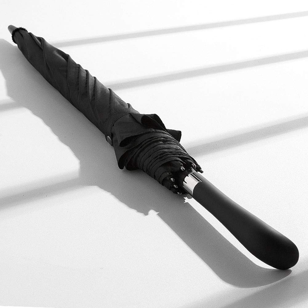 Golf Umbrella Windproof Large Rain Umbrella, Auto Open Oversize Black Stick Umbrella Ribs Umbrella for Men And Women